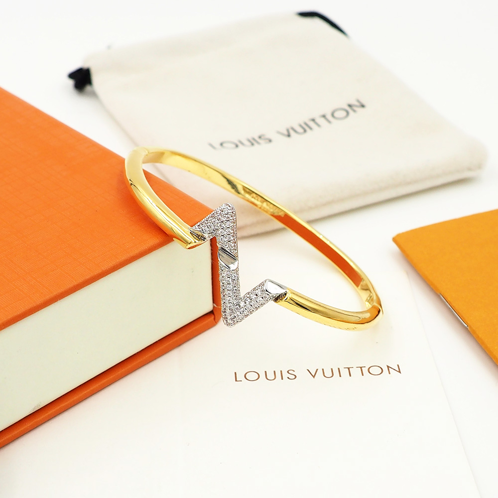 [TOP] Louis Vuitton LV Volt 18K Bracelet  - Gold