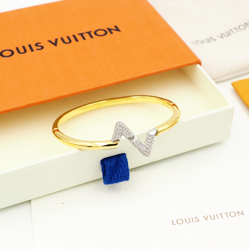 [TOP] Louis Vuitton LV Volt 18K Bracelet  - Gold