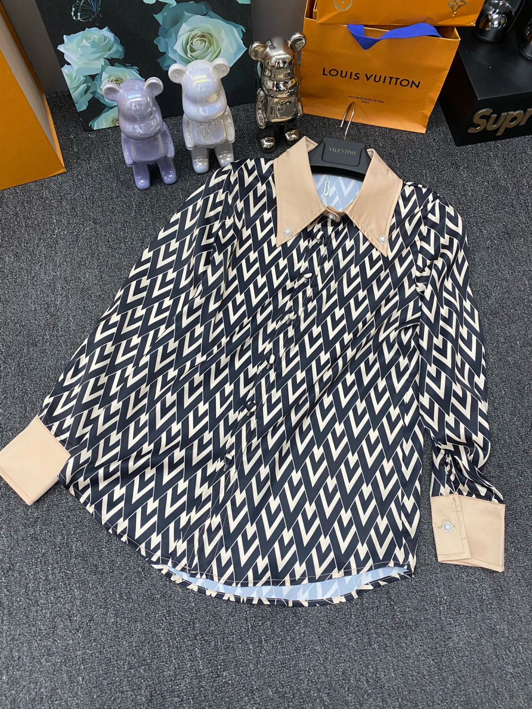 [TOP] VALENTINO Shirt - Brown