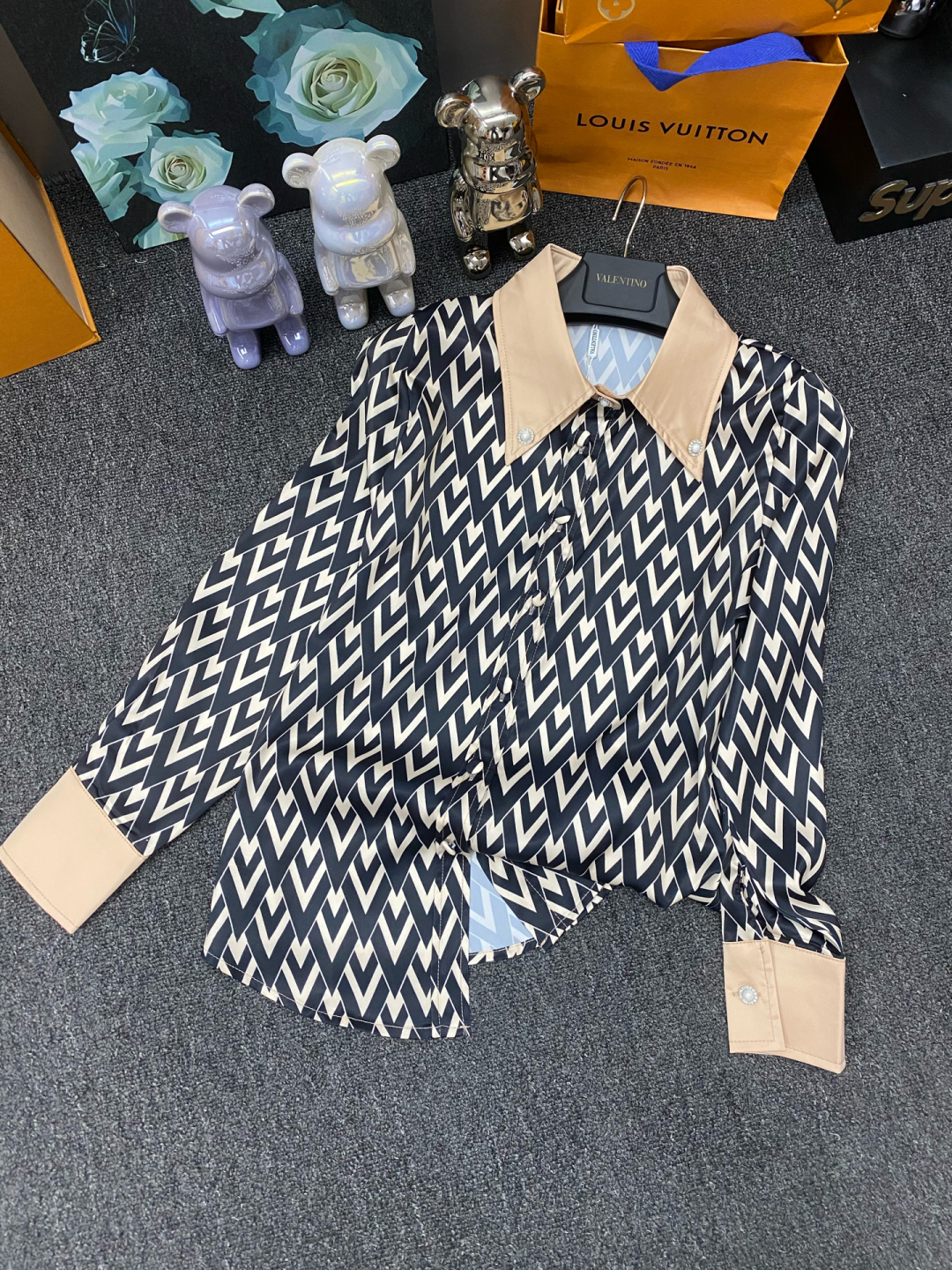 [TOP] VALENTINO Shirt - Brown