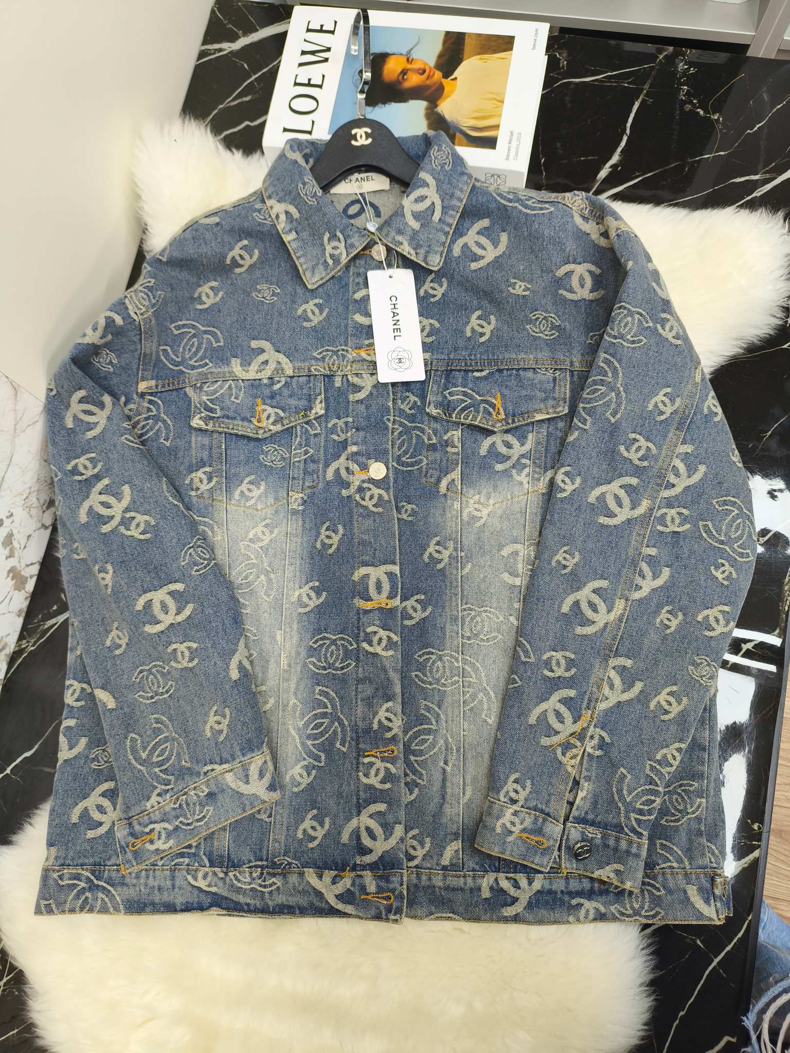 [TOP] CHANEL  jacket - Blue