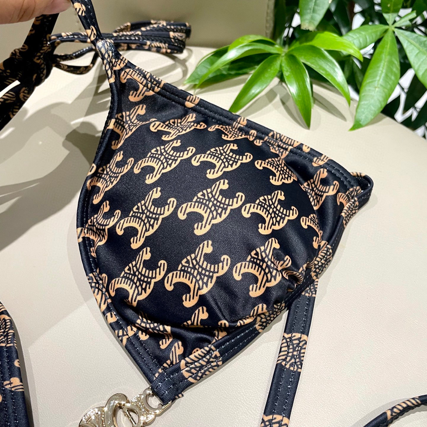 [TOP] CELINE Bikini Swimsuit - Monogram