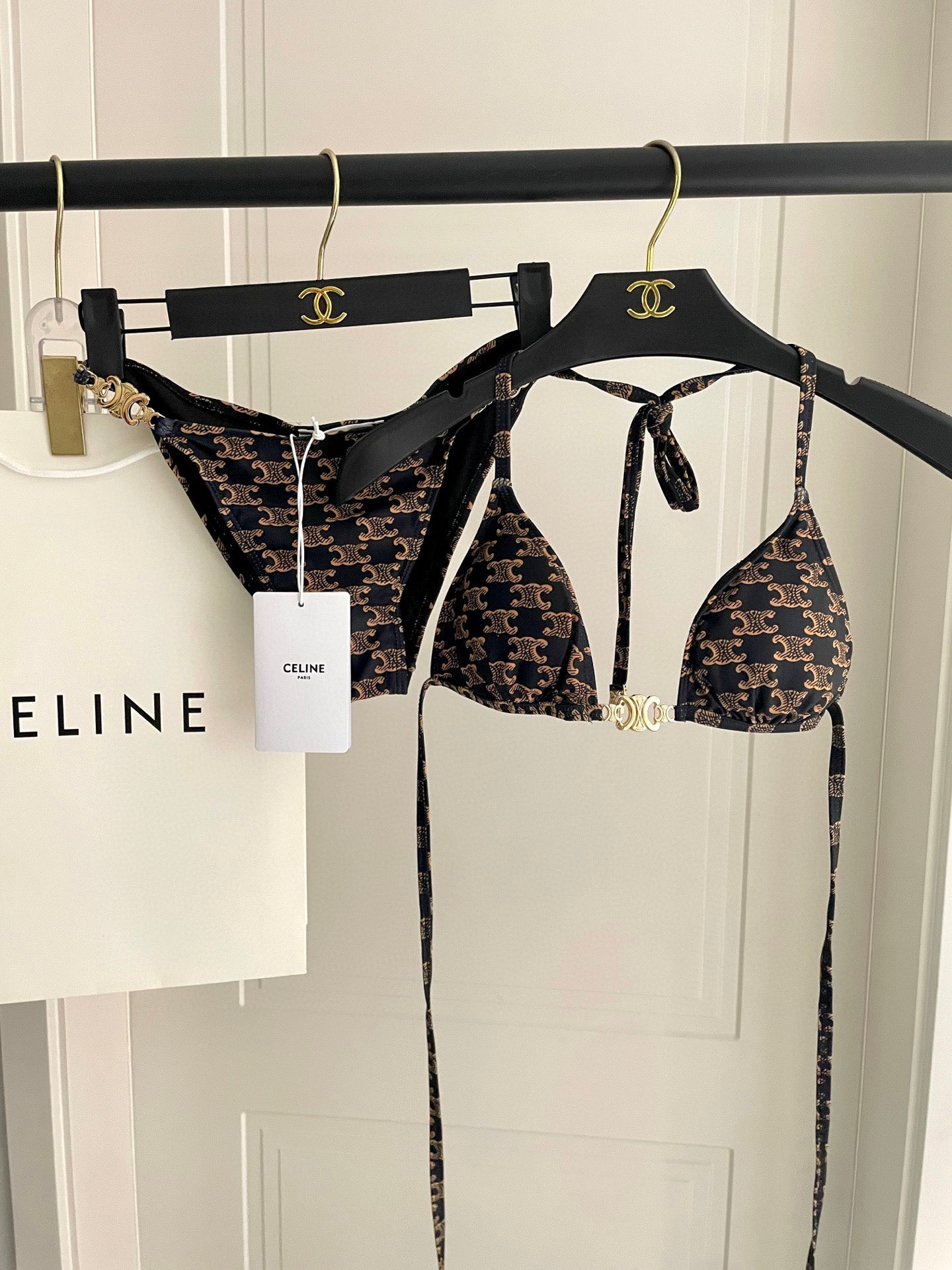 [TOP] CELINE Bikini Swimsuit - Monogram
