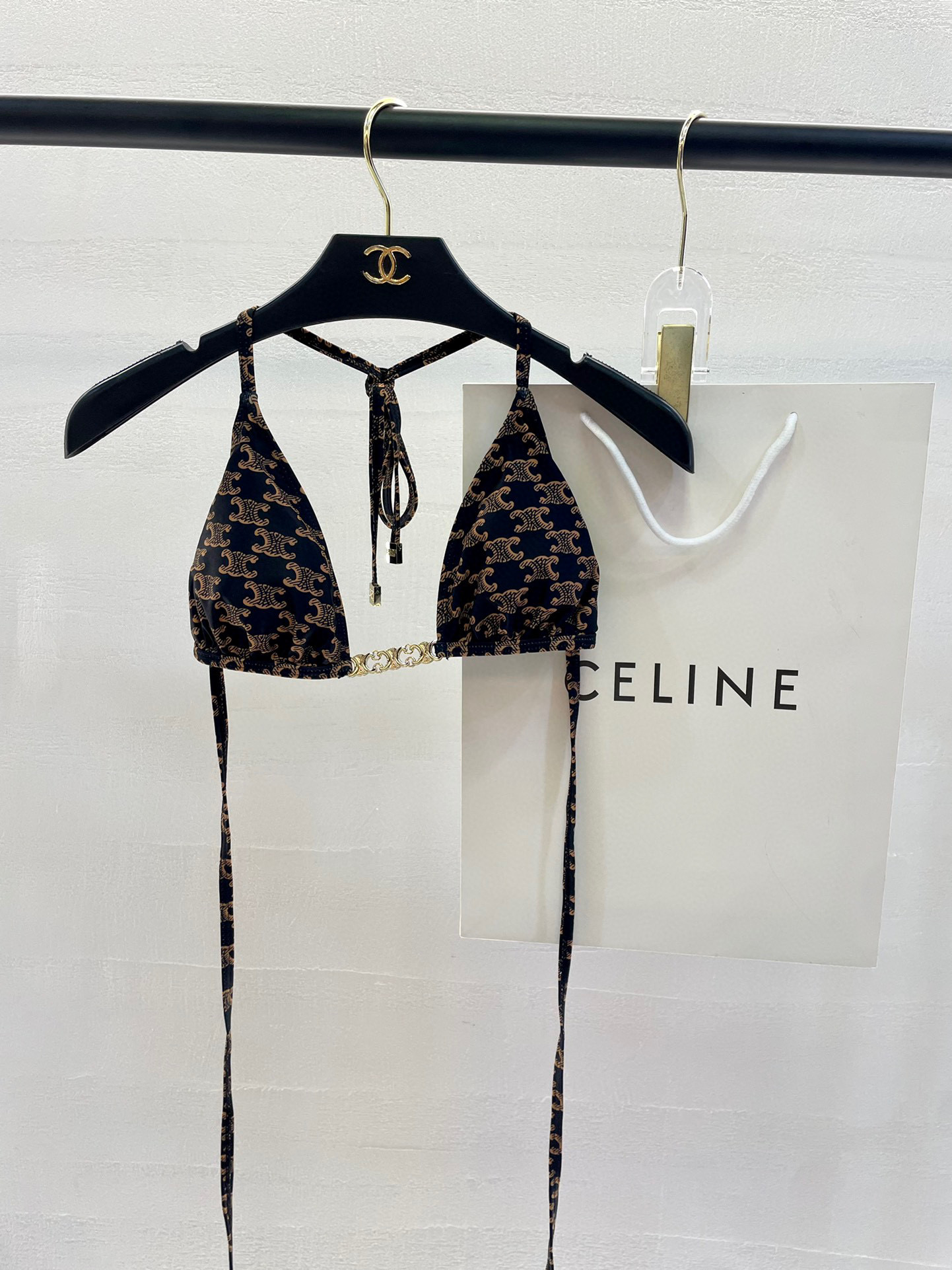 [TOP] CELINE Bikini Swimsuit - Monogram