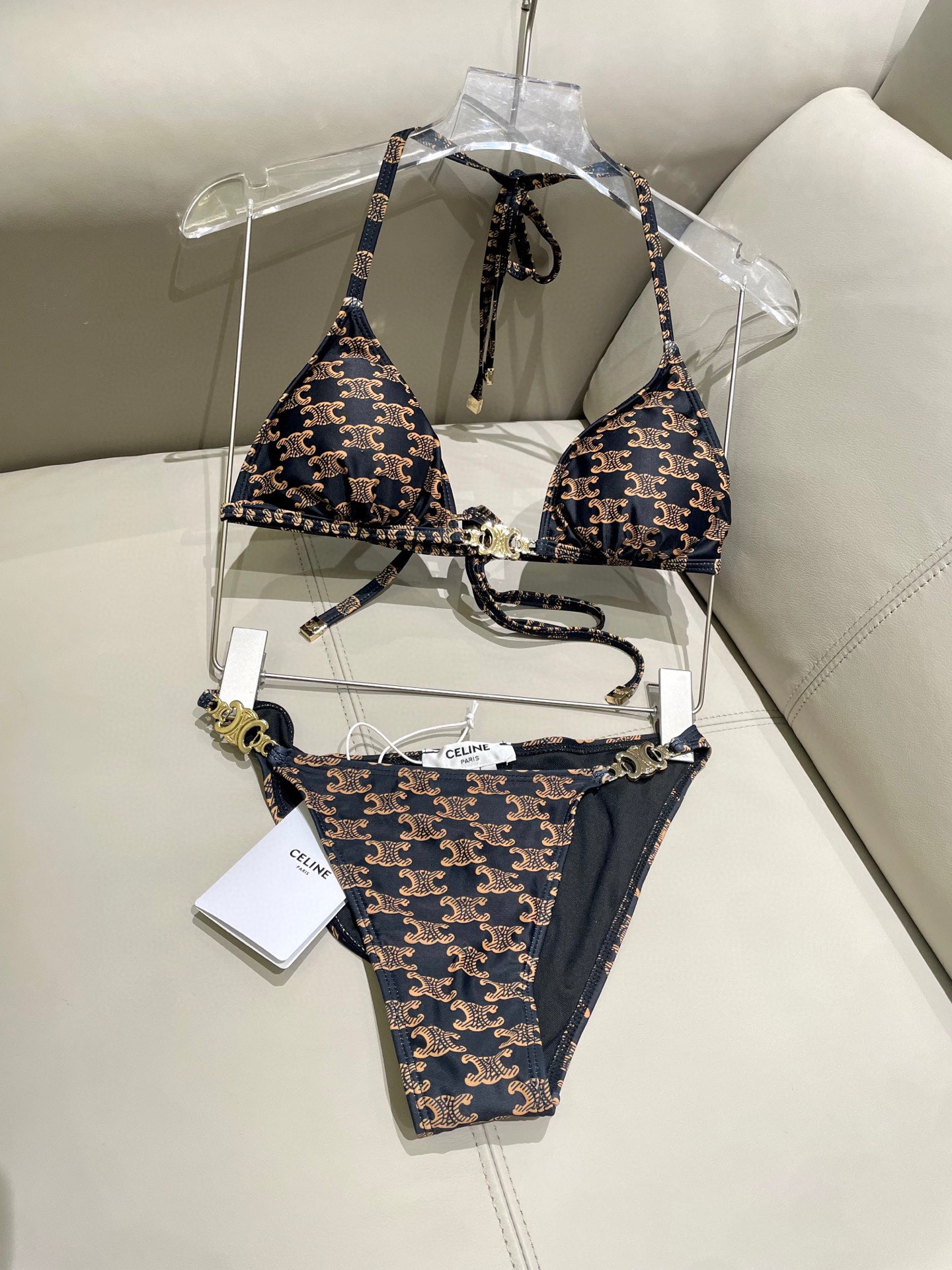 [TOP] CELINE Bikini Swimsuit - Monogram