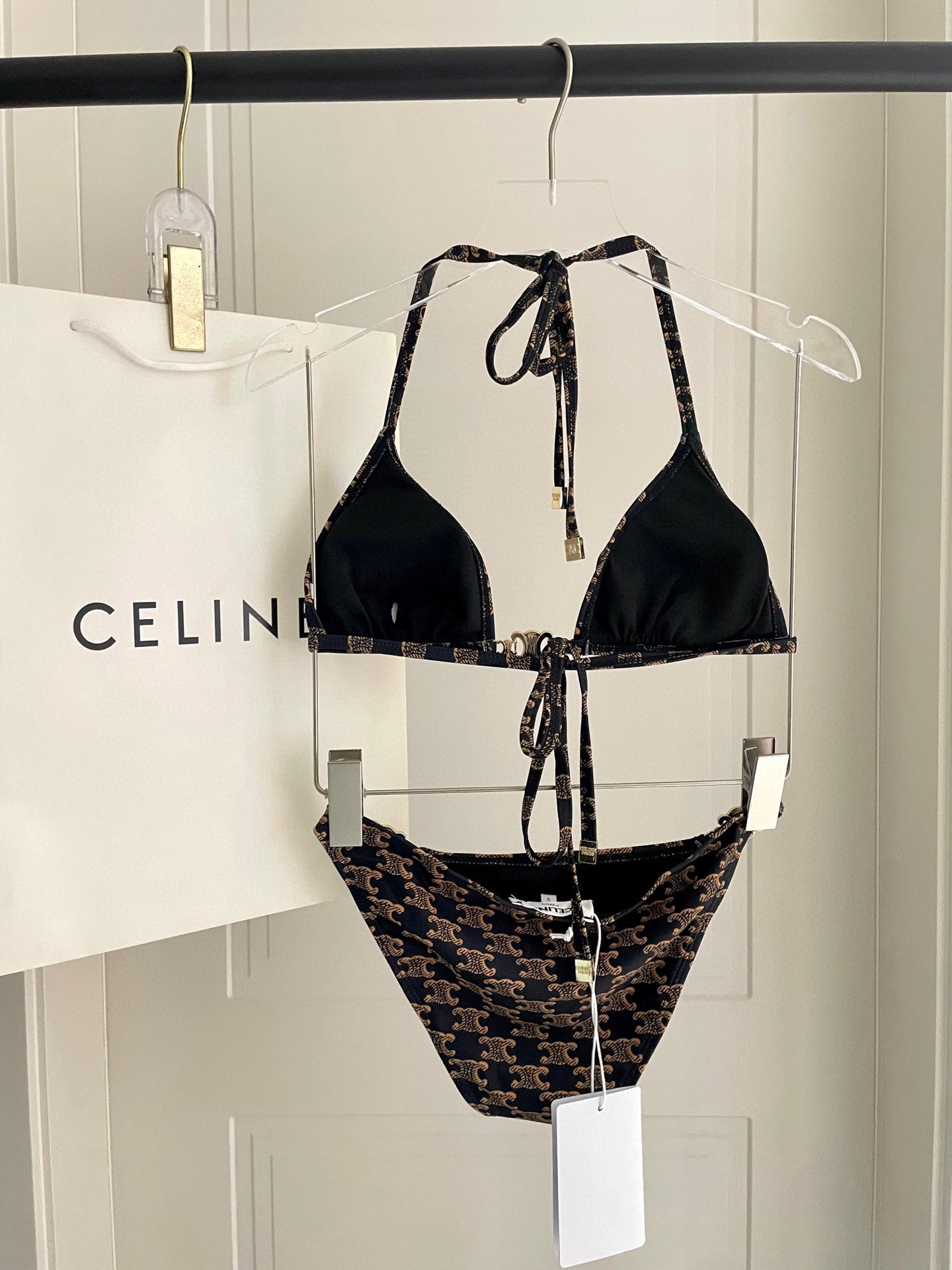 [TOP] CELINE Bikini Swimsuit - Monogram