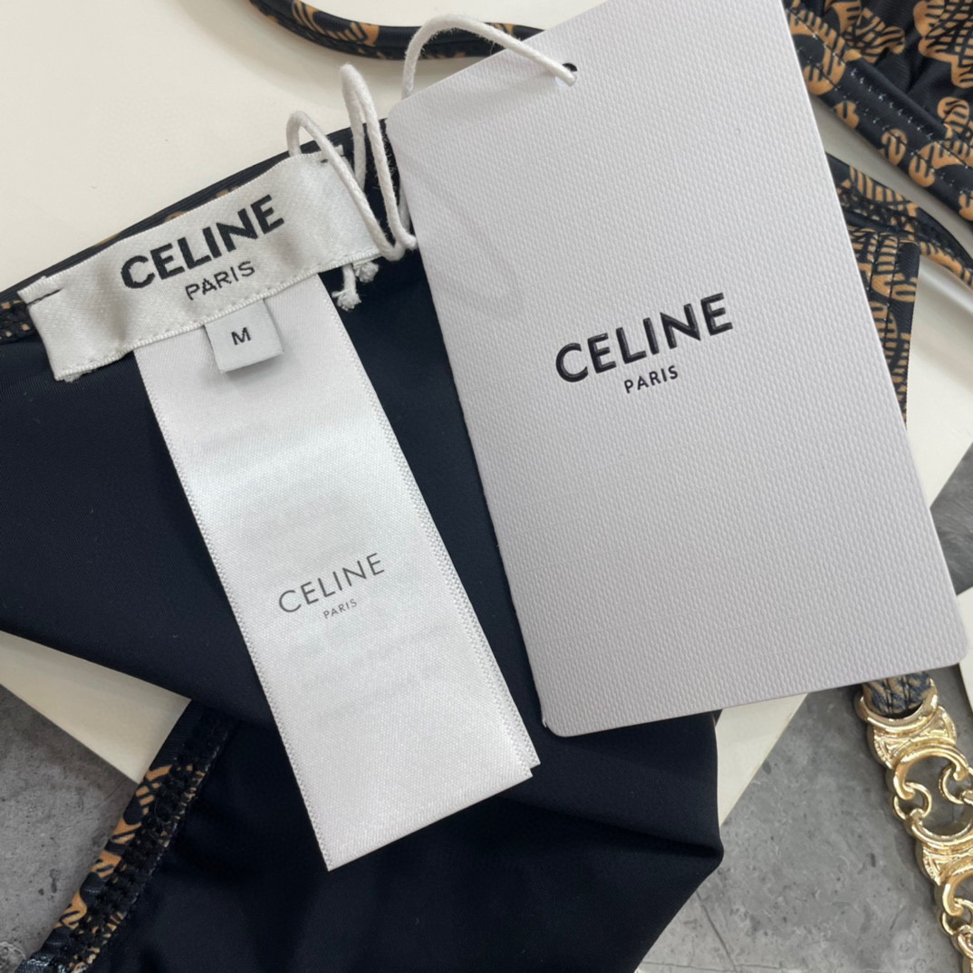 [TOP] CELINE Bikini Swimsuit - Monogram