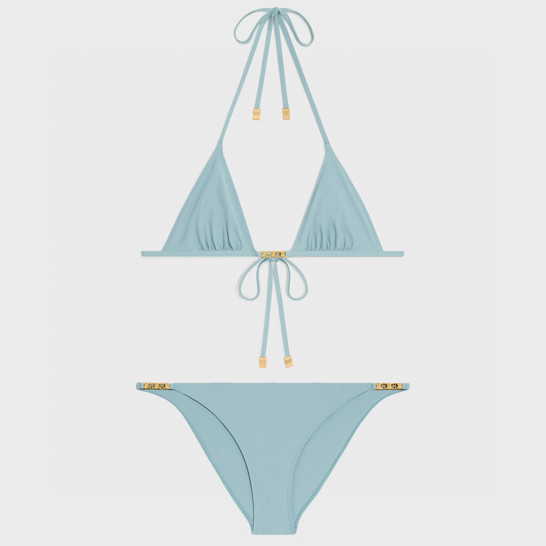 [TOP] CELINE Bikini Swimsuit Solid Color - 3 Color