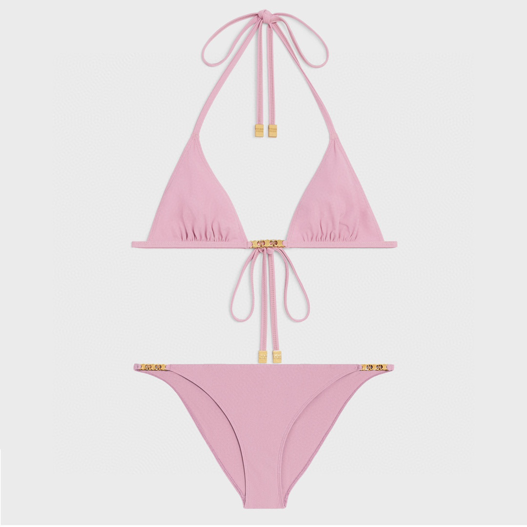 [TOP] CELINE Bikini Swimsuit Solid Color - 3 Color