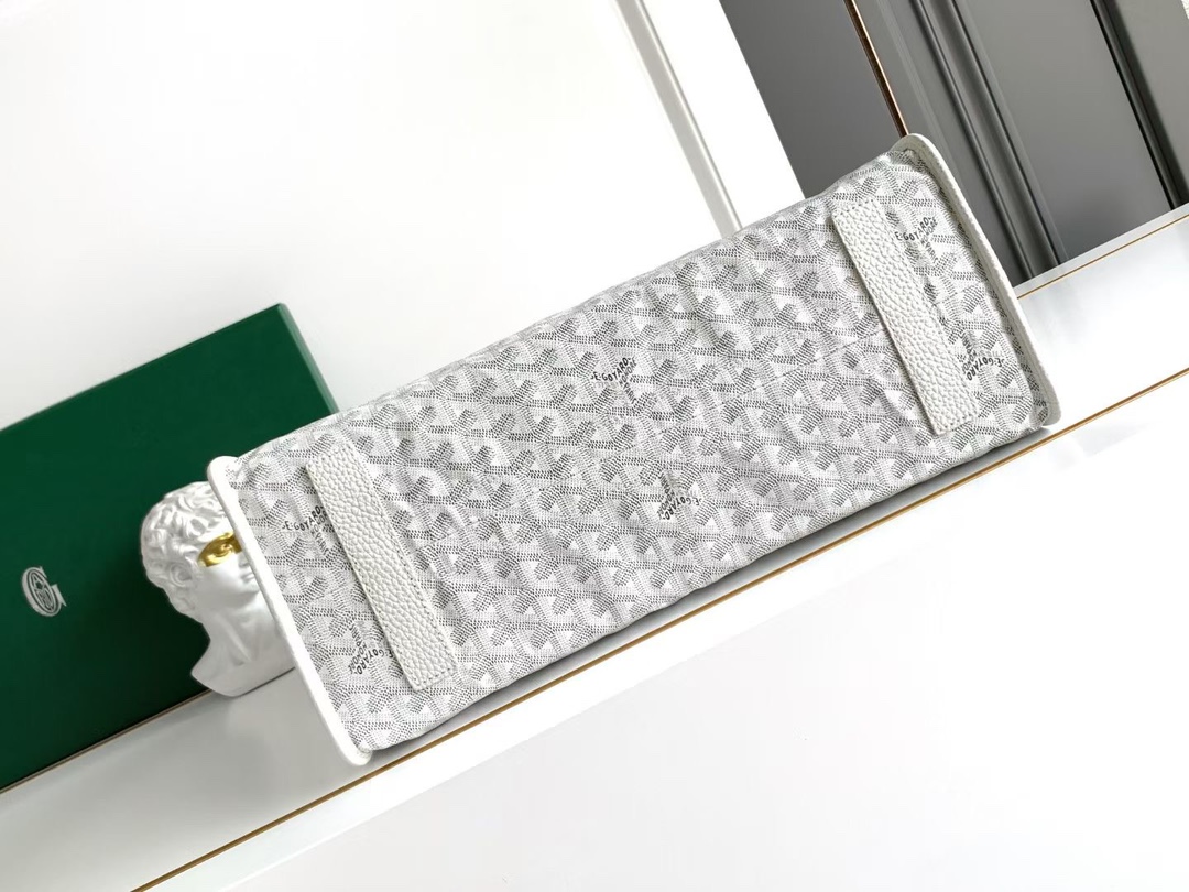 [TOP] Goyard Hardy PM Bag 40×17×31cm  - White