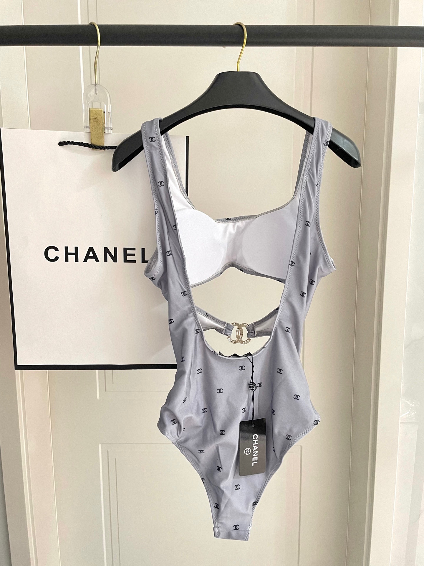 [TOP] CHANEL One-Piece Swimsuit - 2 Color