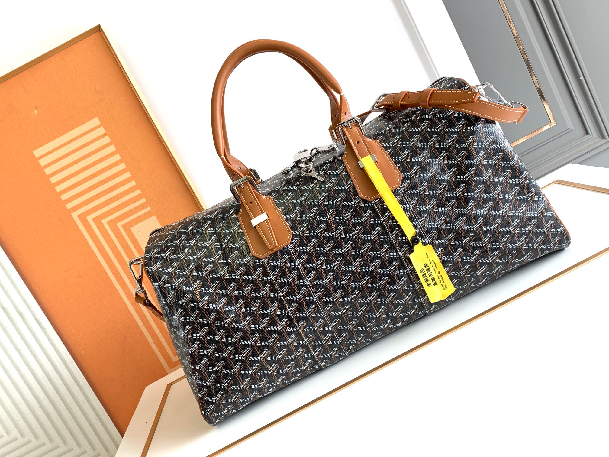 [TOP] Goyard Boston 45 Travel Bag 49x22x27cm - 5 Color