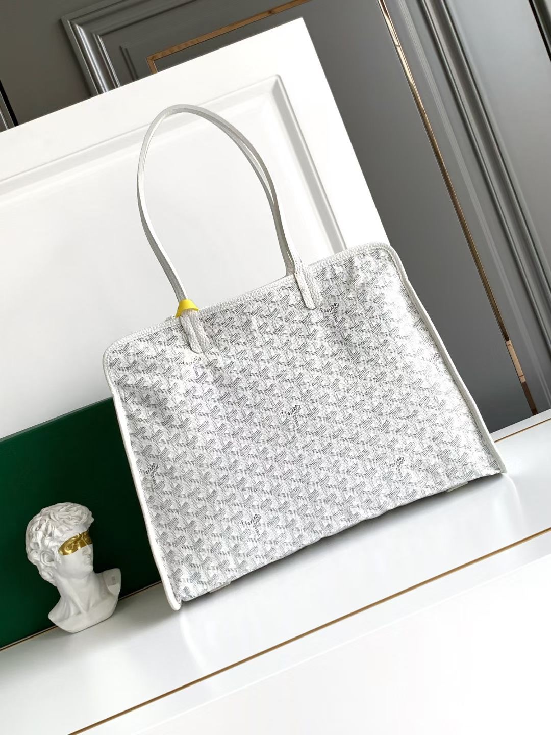 [TOP] Goyard Hardy PM Bag 40×17×31cm  - White
