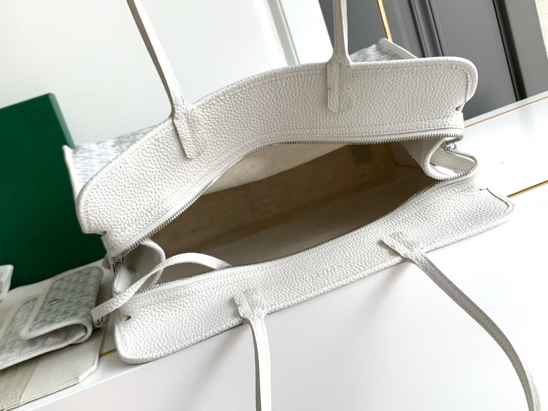 [TOP] Goyard Hardy PM Bag 40×17×31cm  - White