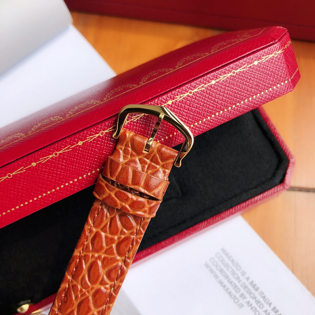 [TOP] Cartier 30mm Must De 21 Watch - Brown