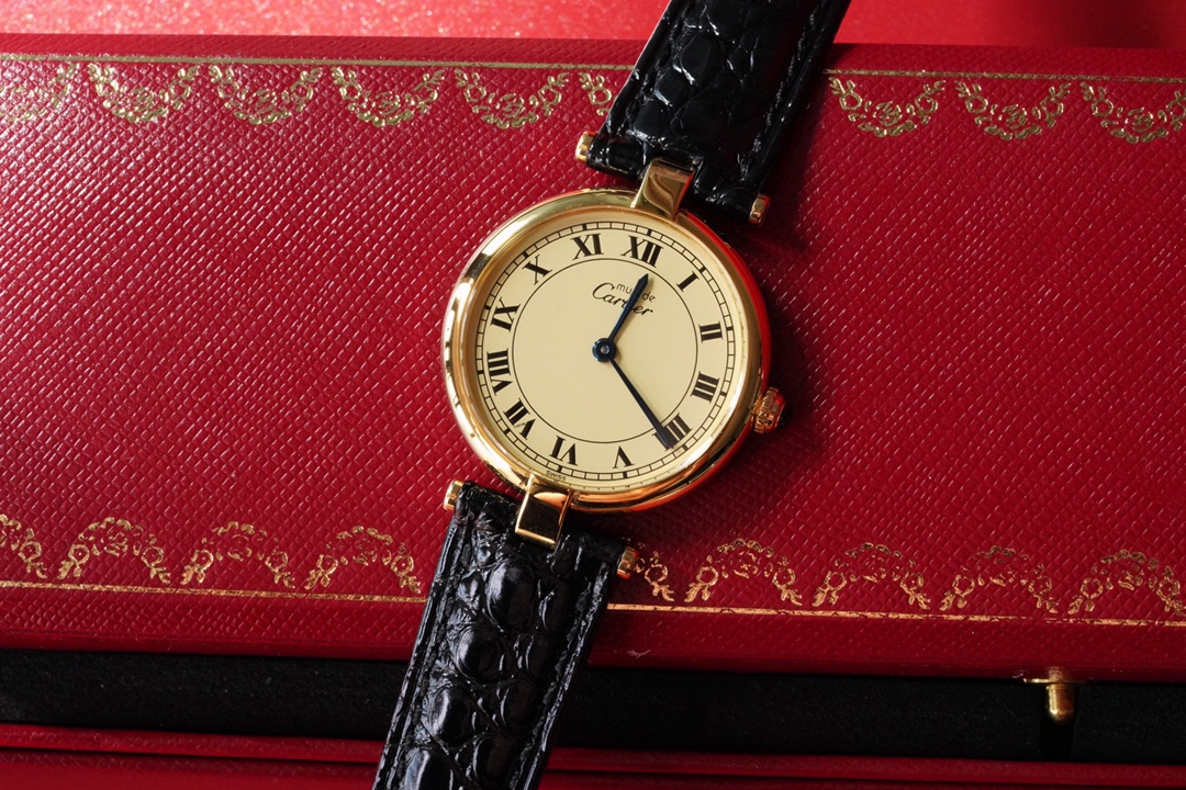 [TOP] Cartier 30mm Must De 21 Watch - Black