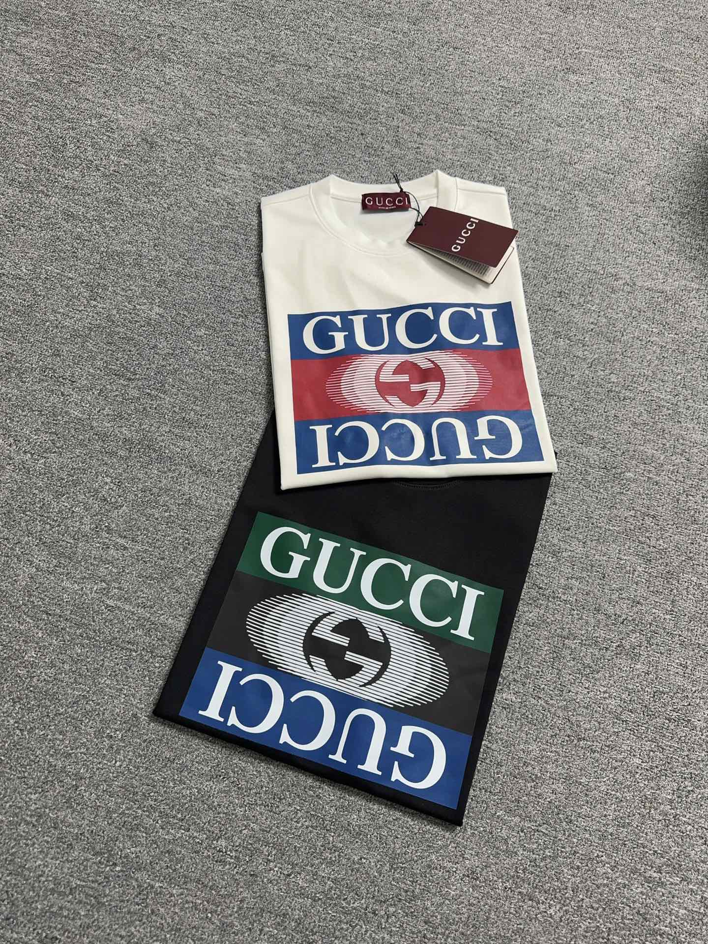 [TOP] GUCCI Round-Neck T-Shirt - 2 Colors
