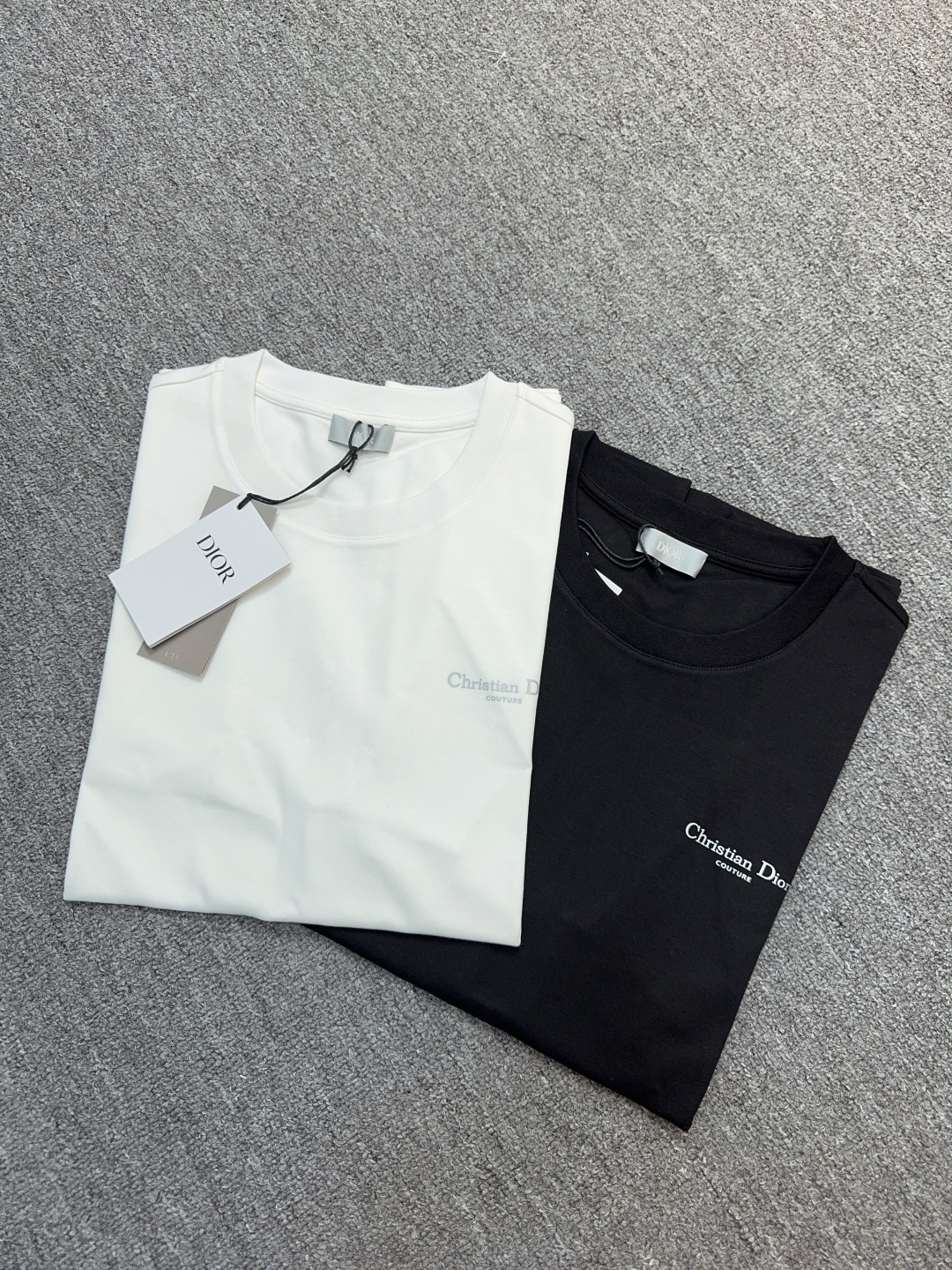 [TOP] Christian Dior Men's Round-Neck T-Shirt - 2 Color