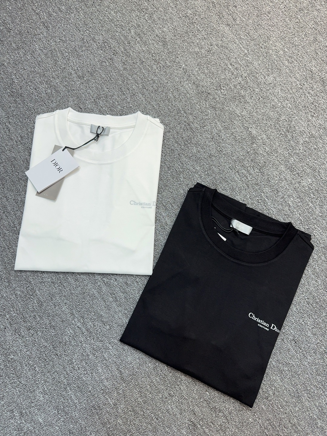 [TOP] Christian Dior Men's Round-Neck T-Shirt - 2 Color