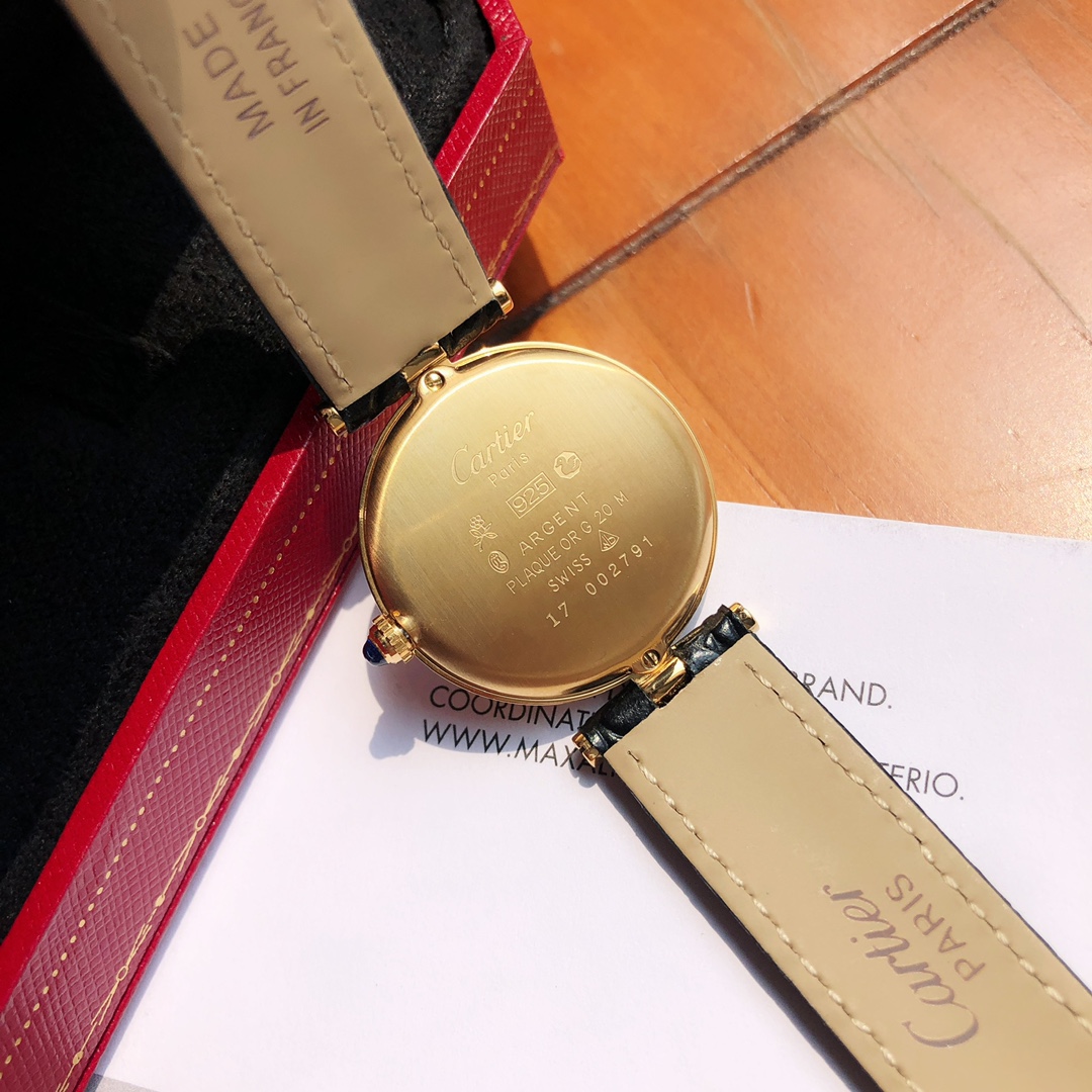 [TOP] Cartier 30mm Must De 21 Watch - Black