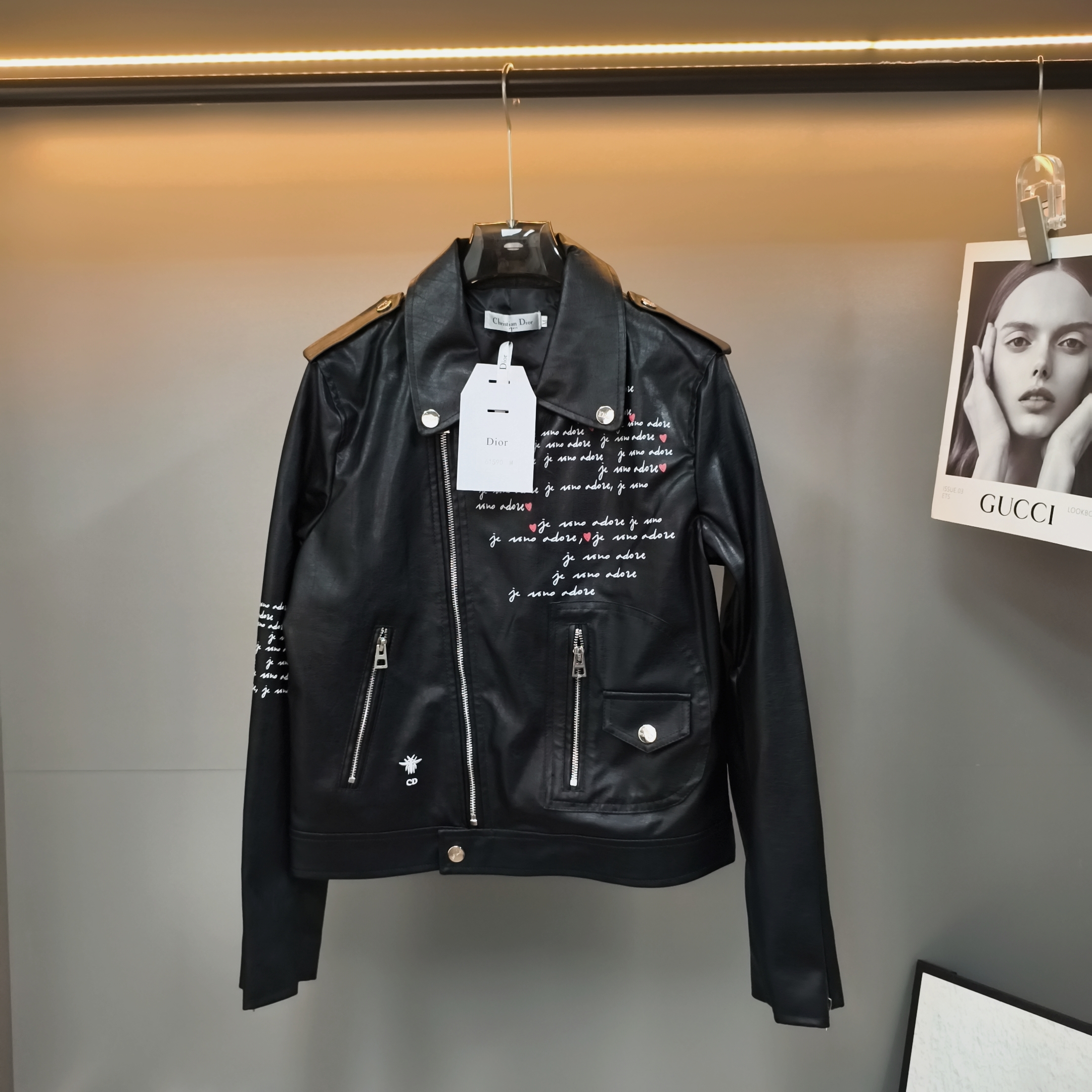 [TOP] Christian Dior Leather  jacket - 2 Colors