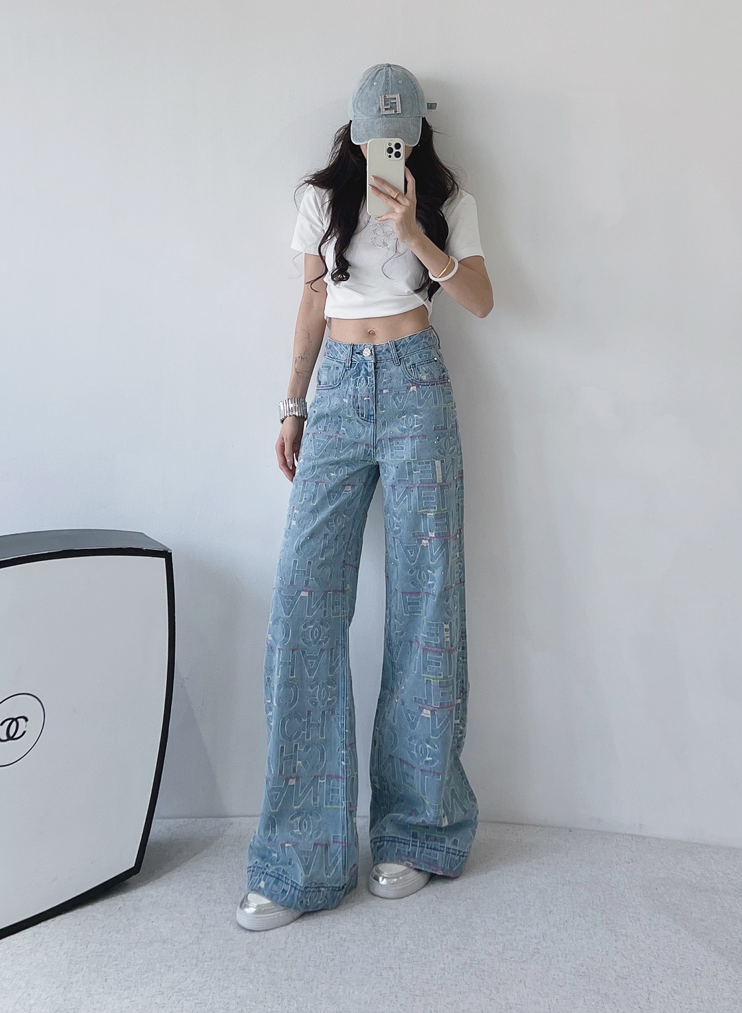 [TOP] CHANEL Pants -  Blue