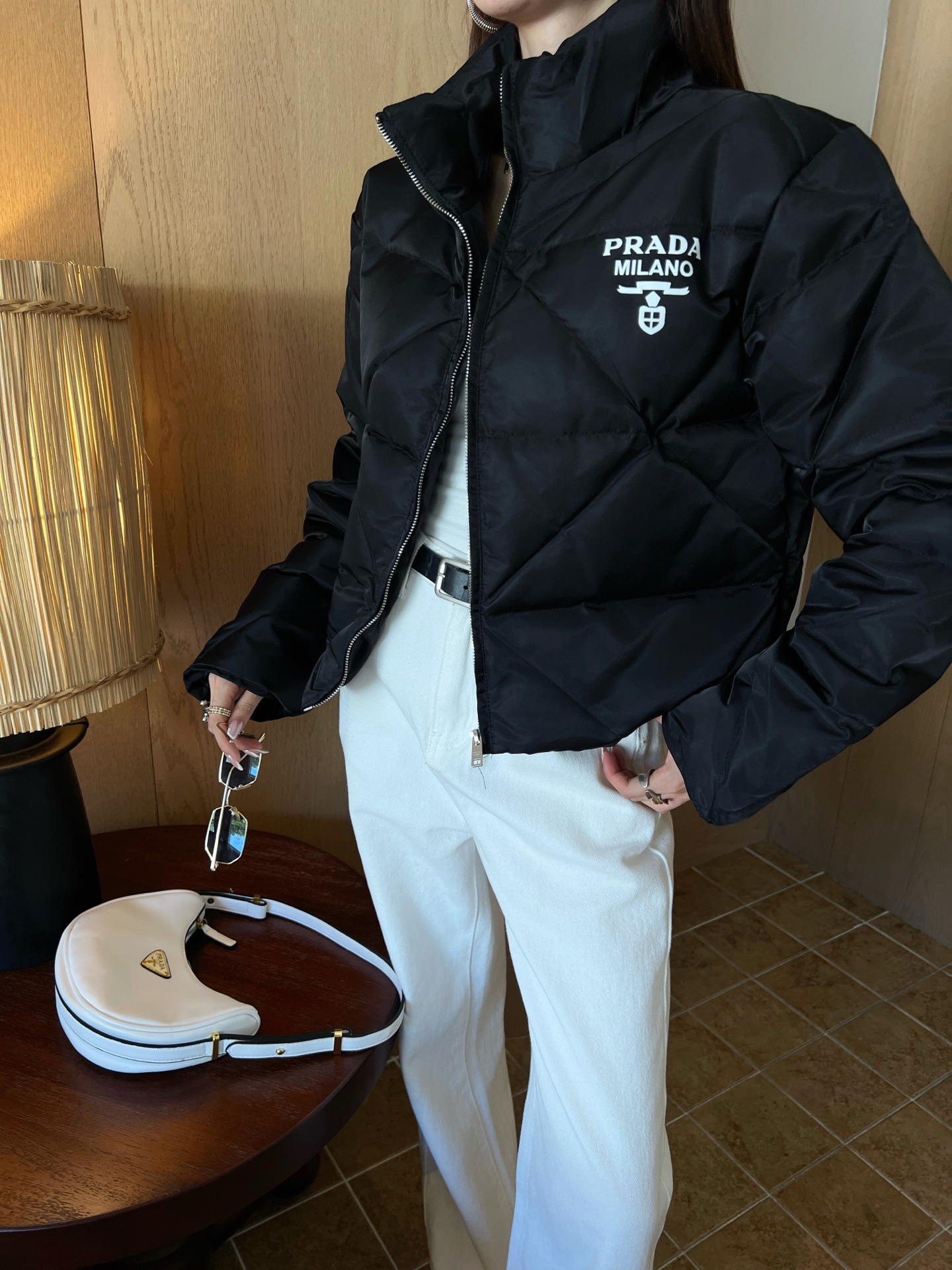 [TOP] Prada Down Jacket - Black