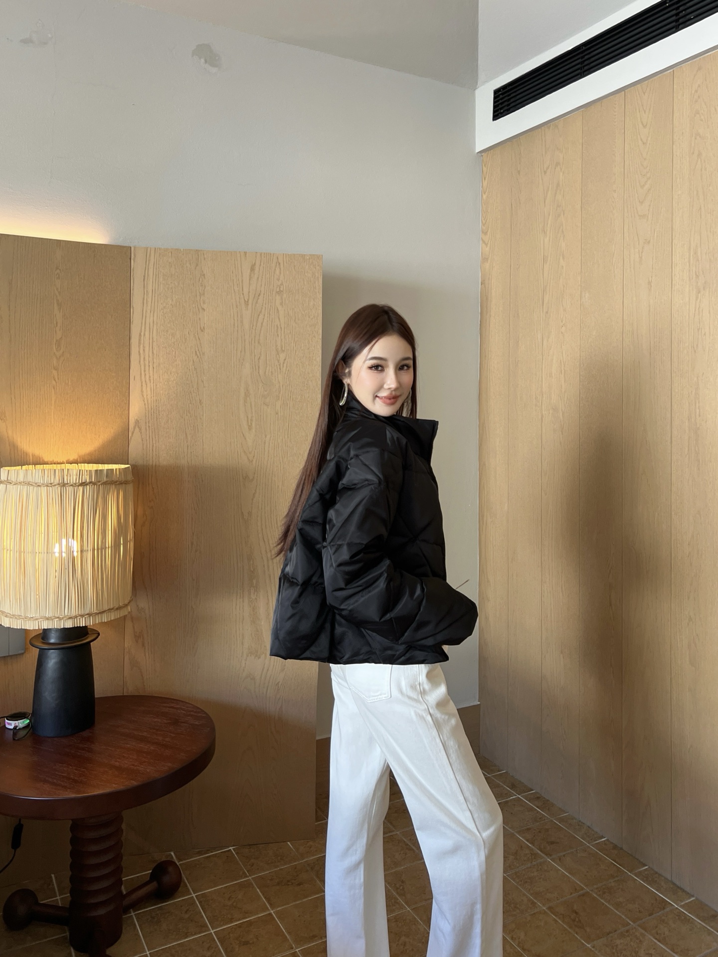 [TOP] Prada Down Jacket - Black