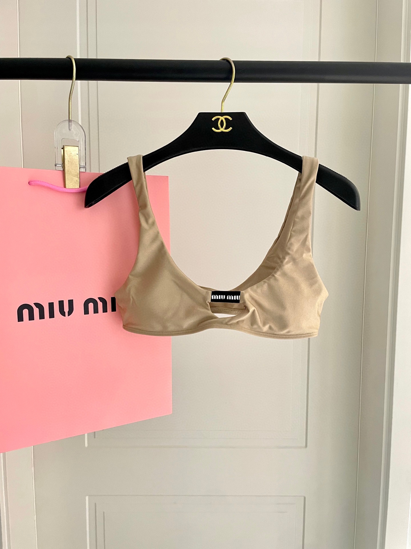 [TOP] Miu Miu Bikini Swimsuit - Khaki