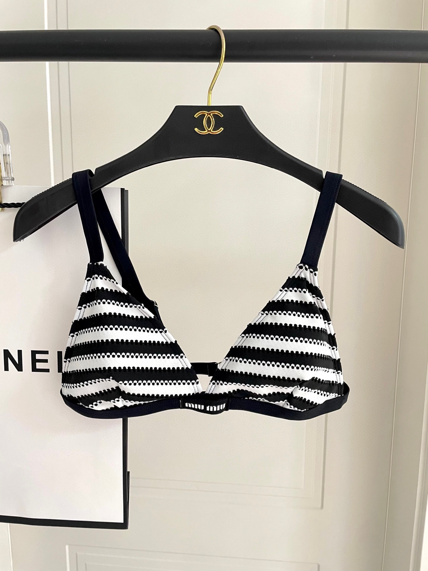 [TOP] Miu Miu Bikini Swimsuit - Black and White