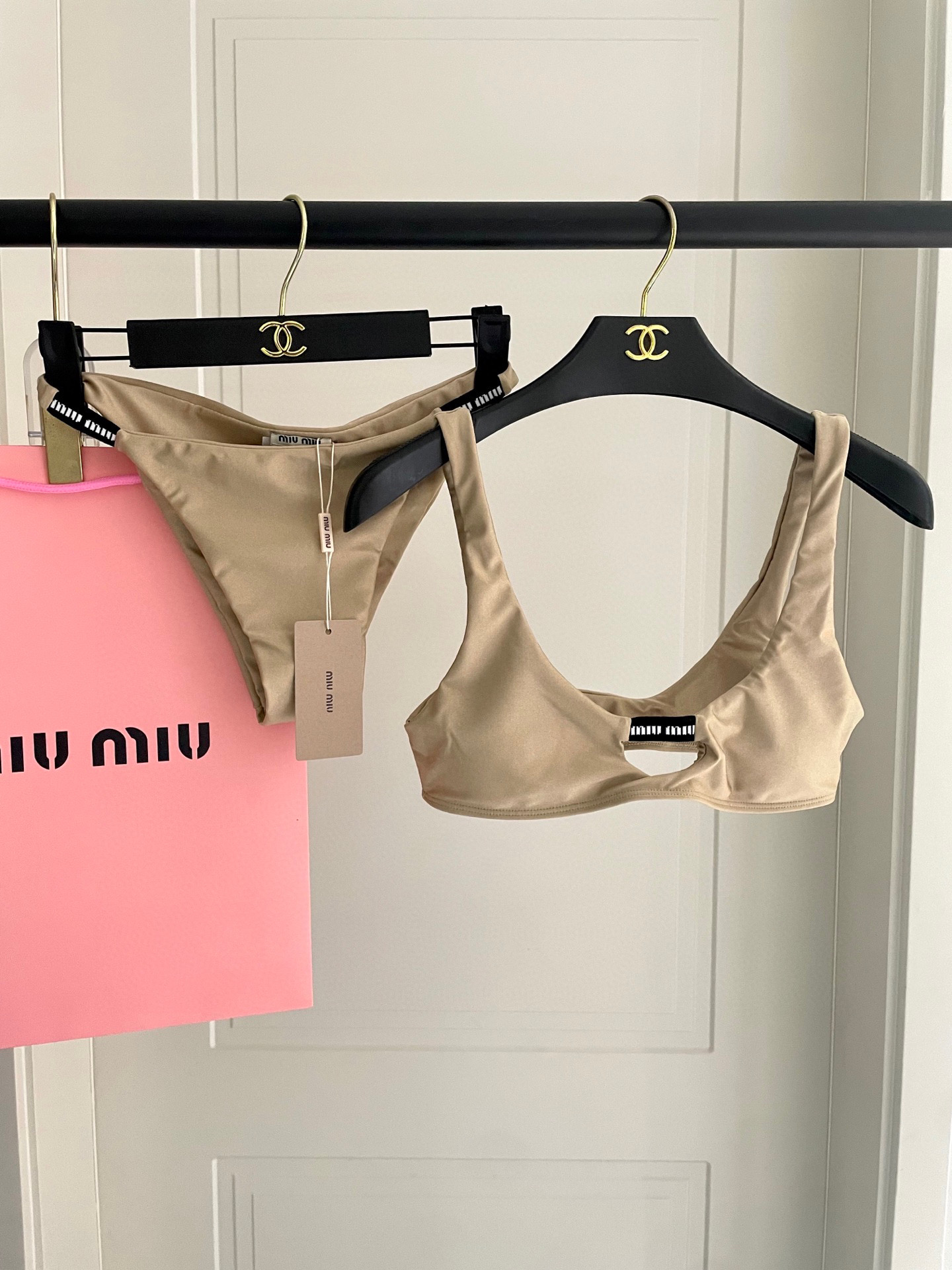 [TOP] Miu Miu Bikini Swimsuit - Khaki