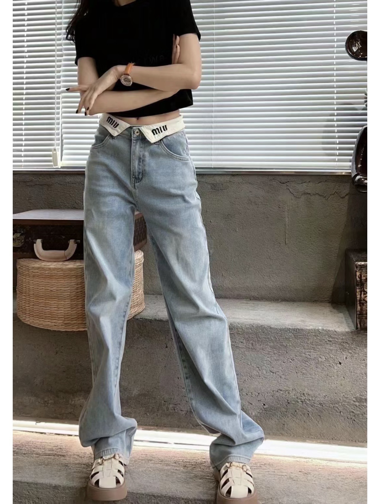 [TOP] Miu Miu Pants - Blue