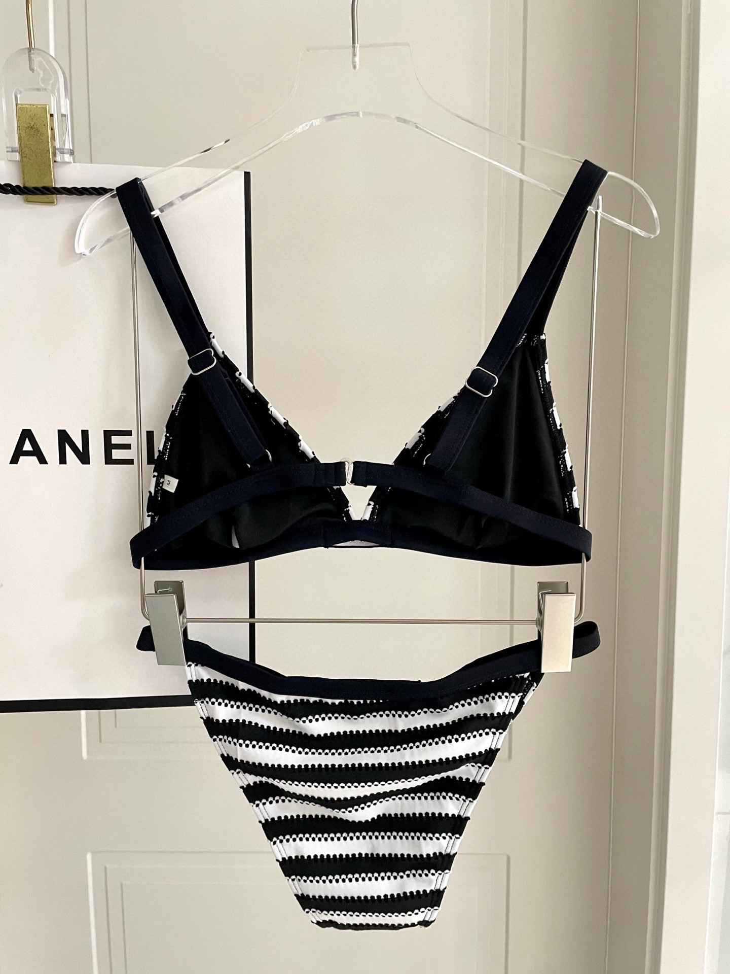 [TOP] Miu Miu Bikini Swimsuit - Black and White
