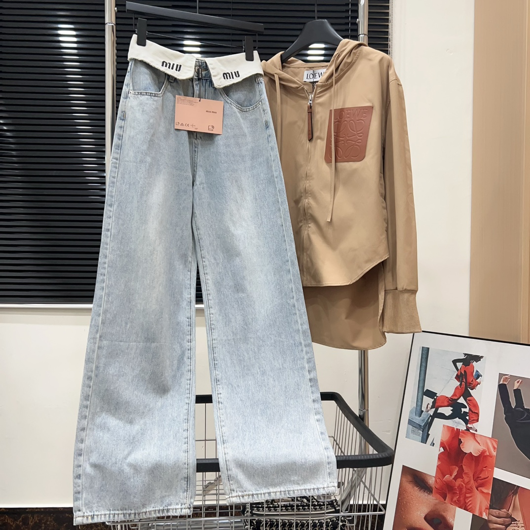 [TOP] Miu Miu Pants - Blue