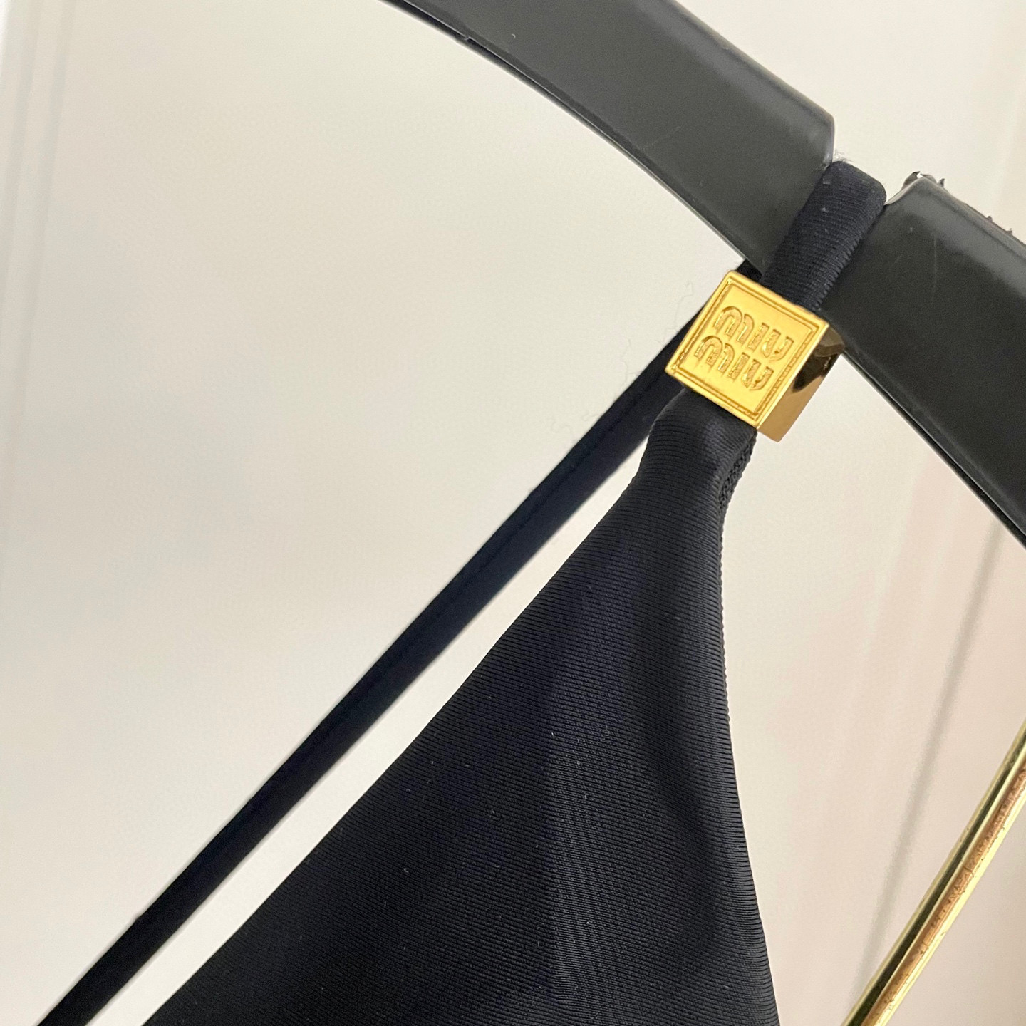 [TOP] Miu Miu One-Piece Swimsuit - Black