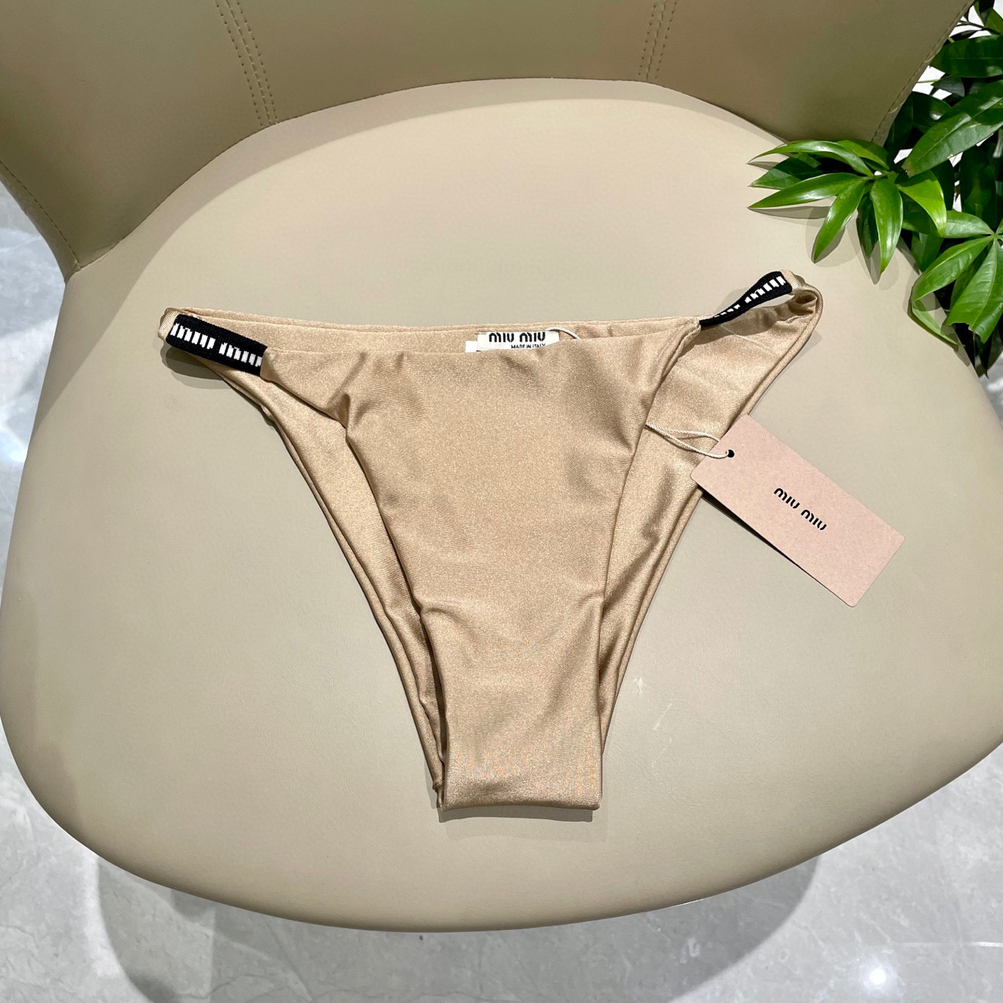 [TOP] Miu Miu Bikini Swimsuit - Khaki