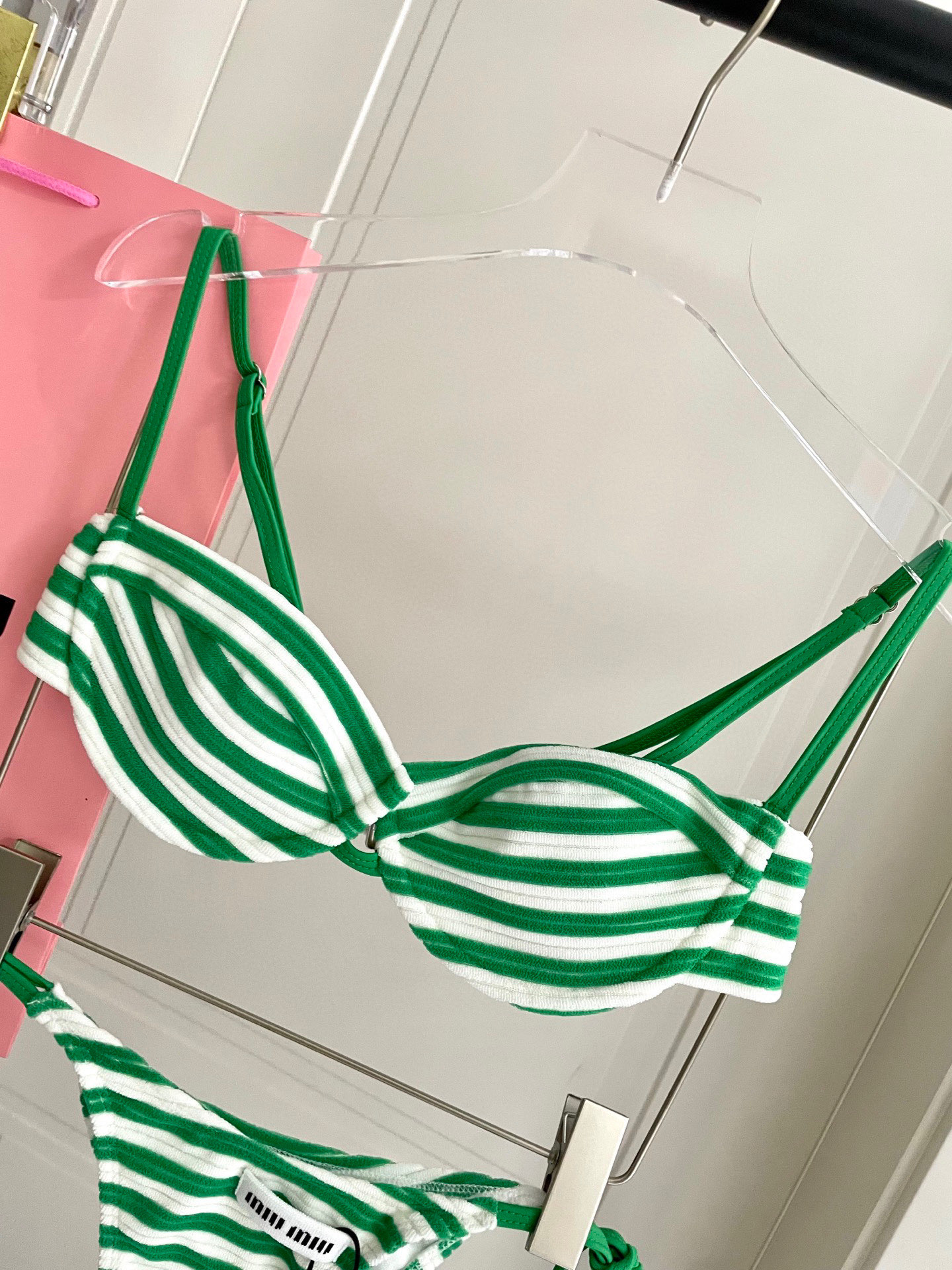 [TOP] Miu Miu Bikini Swimsuit - Green