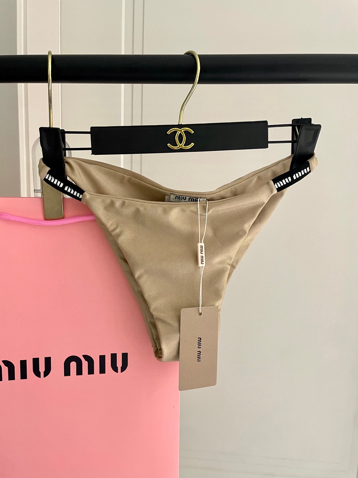 [TOP] Miu Miu Bikini Swimsuit - Khaki