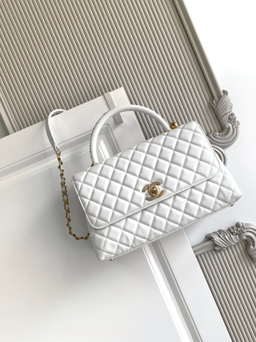 [TOP] CHANEL CoCo Handle Bag Carviar 29CM - 11 Colors & GHW