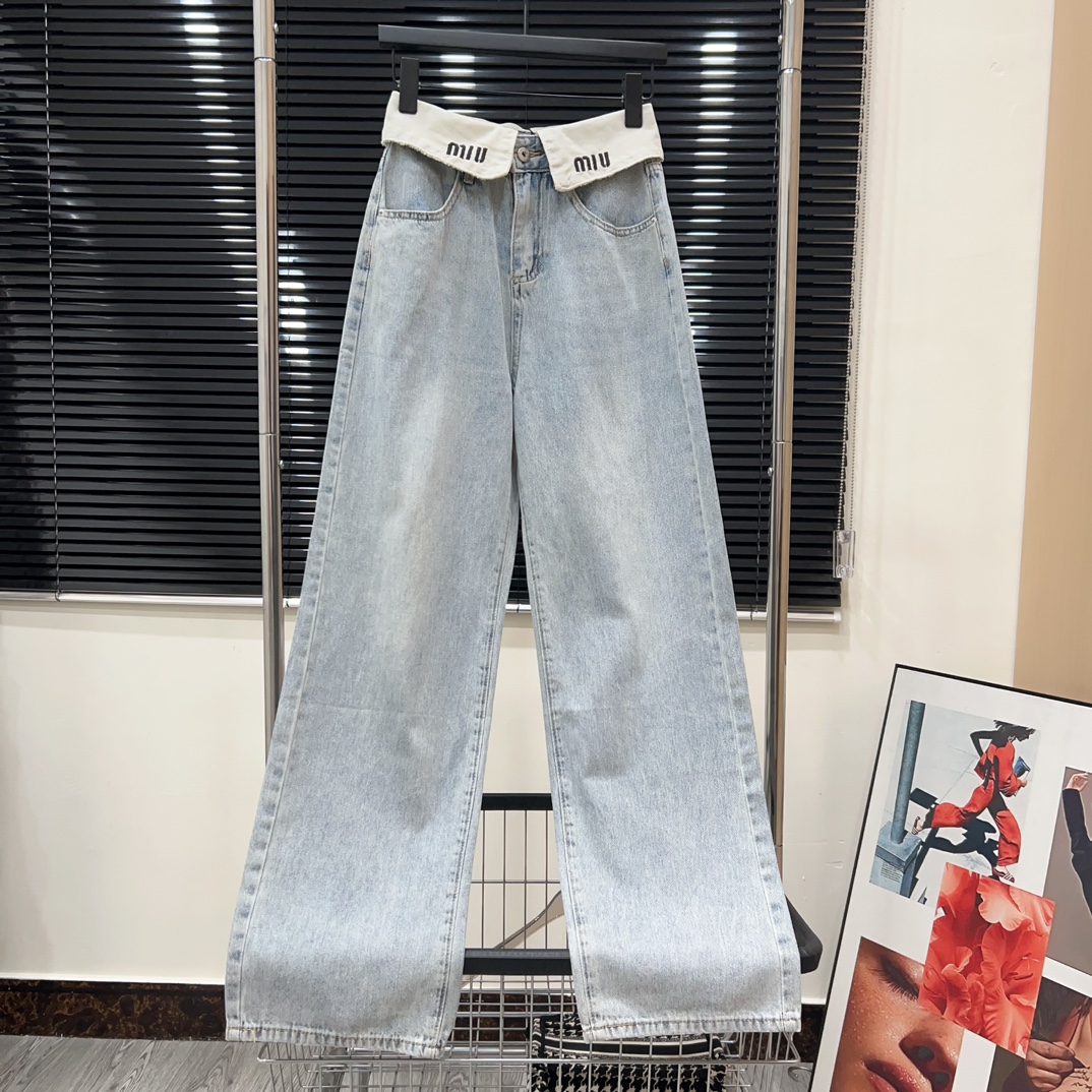 [TOP] Miu Miu Pants - Blue