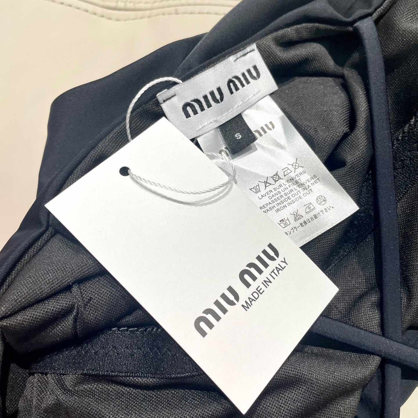 [TOP] Miu Miu One-Piece Swimsuit - Black