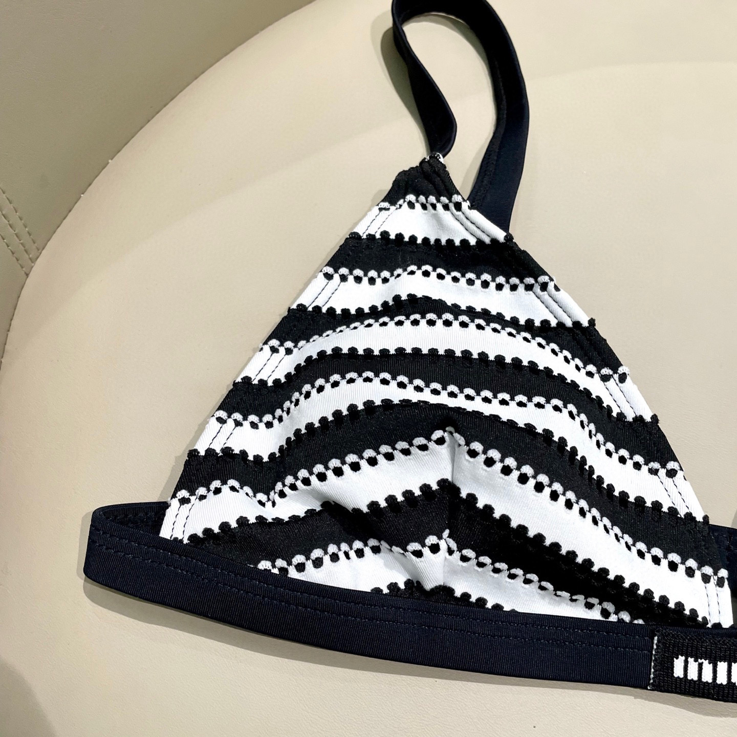 [TOP] Miu Miu Bikini Swimsuit - Black and White