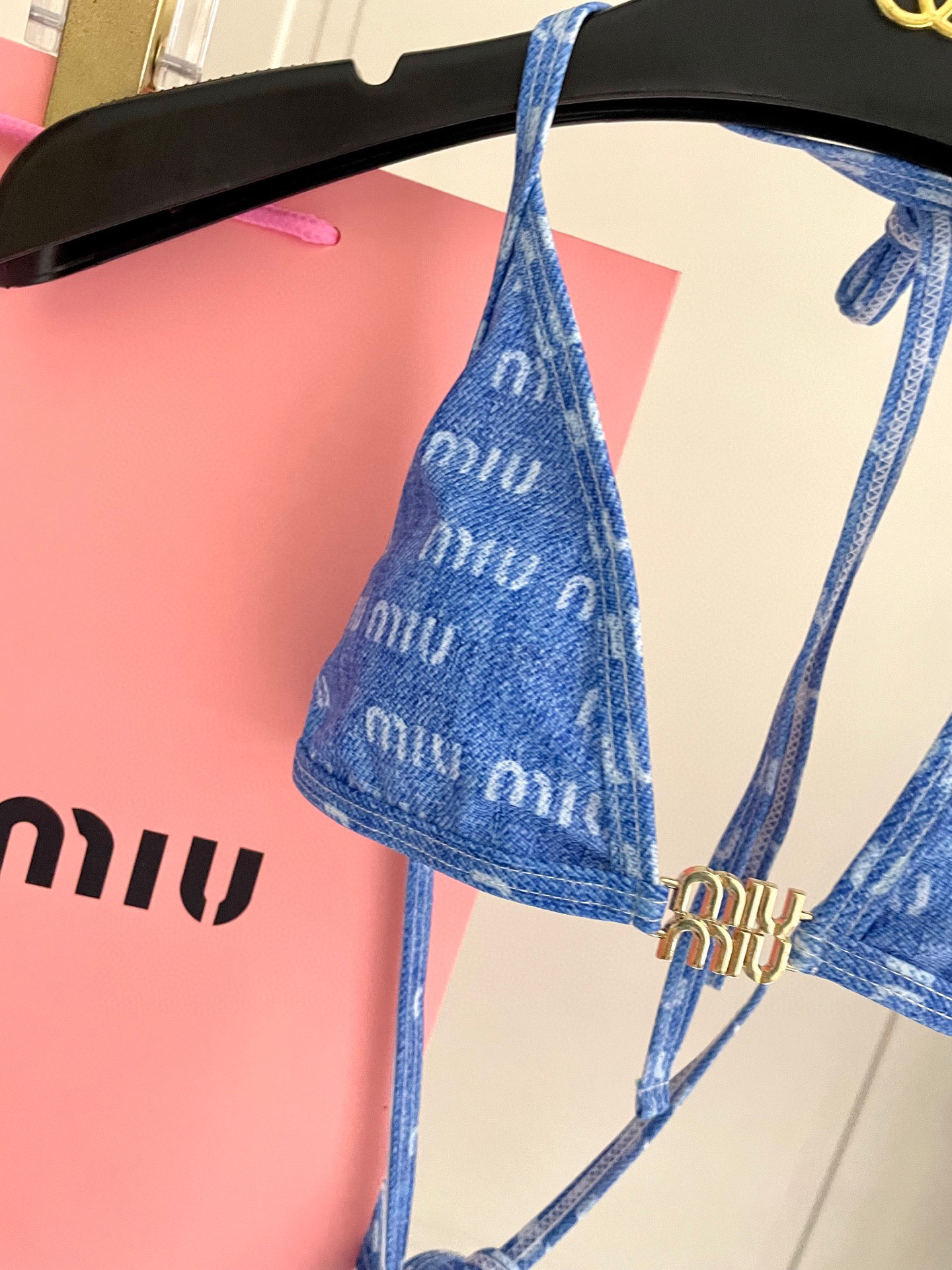 [TOP] Miu Miu Bikini Swimsuit - Blue