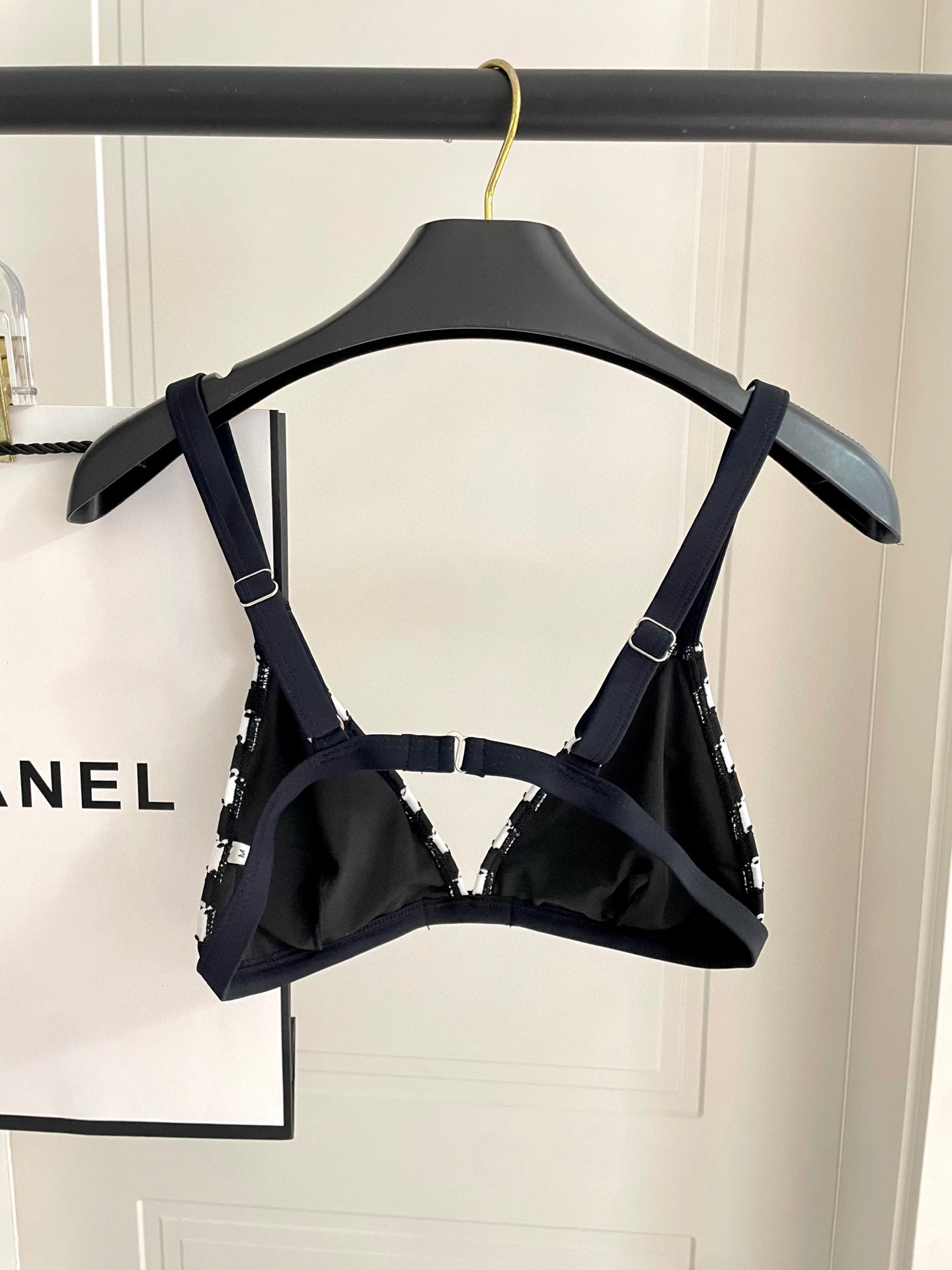 [TOP] Miu Miu Bikini Swimsuit - Black and White