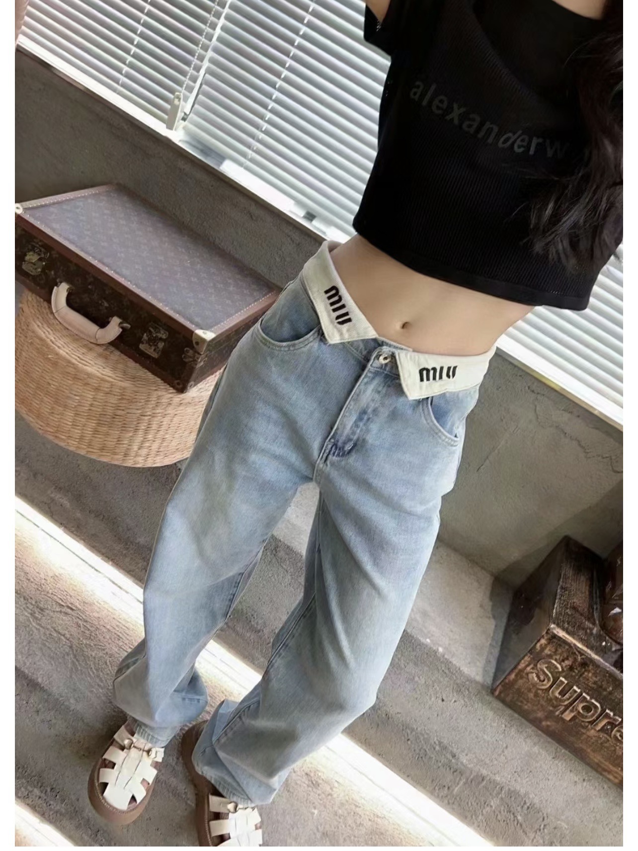[TOP] Miu Miu Pants - Blue