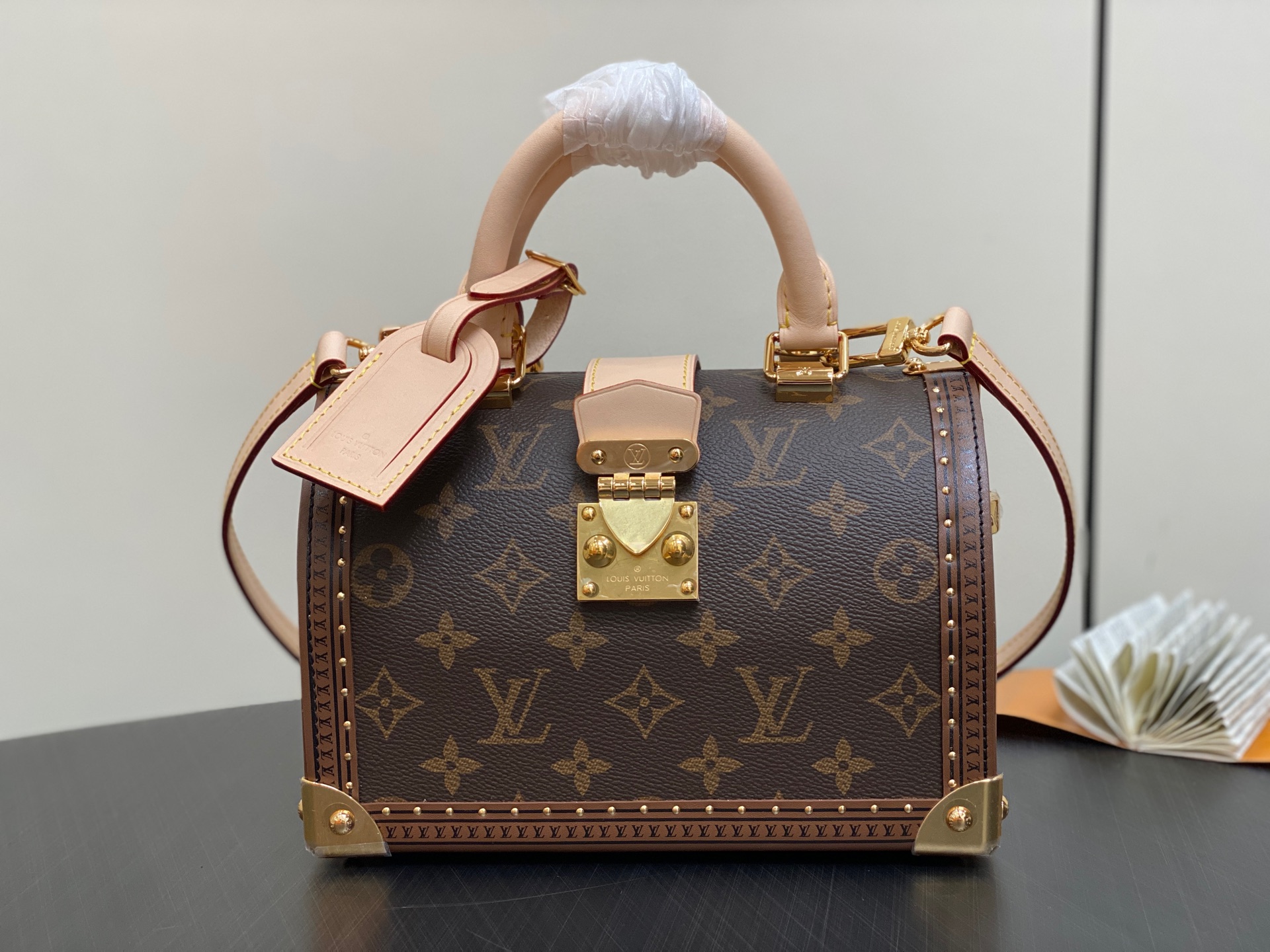 [TOP] Louis Vuitton LV Box Bag 15/13/21cm - Brown