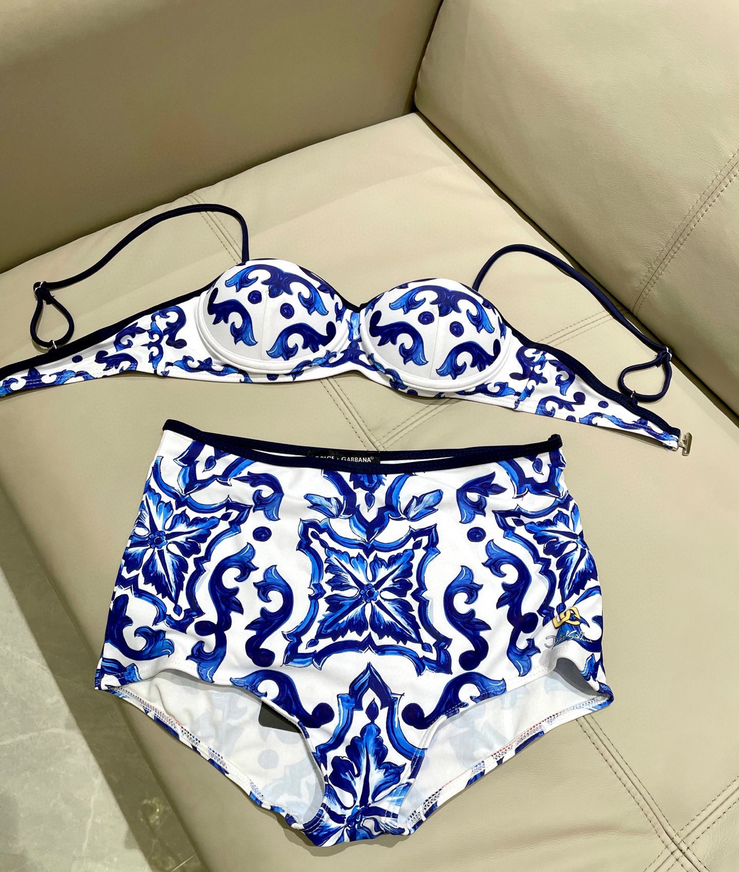 [TOP] Dolce & Gabbana DG Bikini Swimsuit - Blue