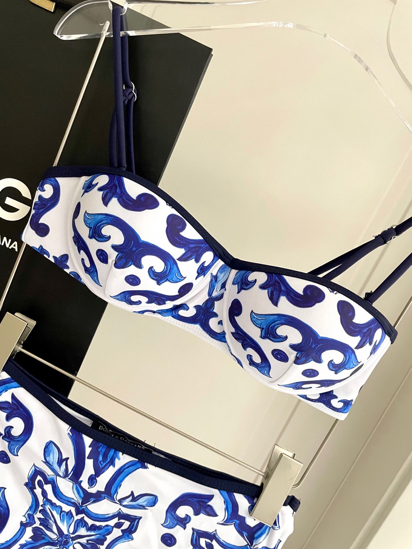 [TOP] Dolce & Gabbana DG Bikini Swimsuit - Blue