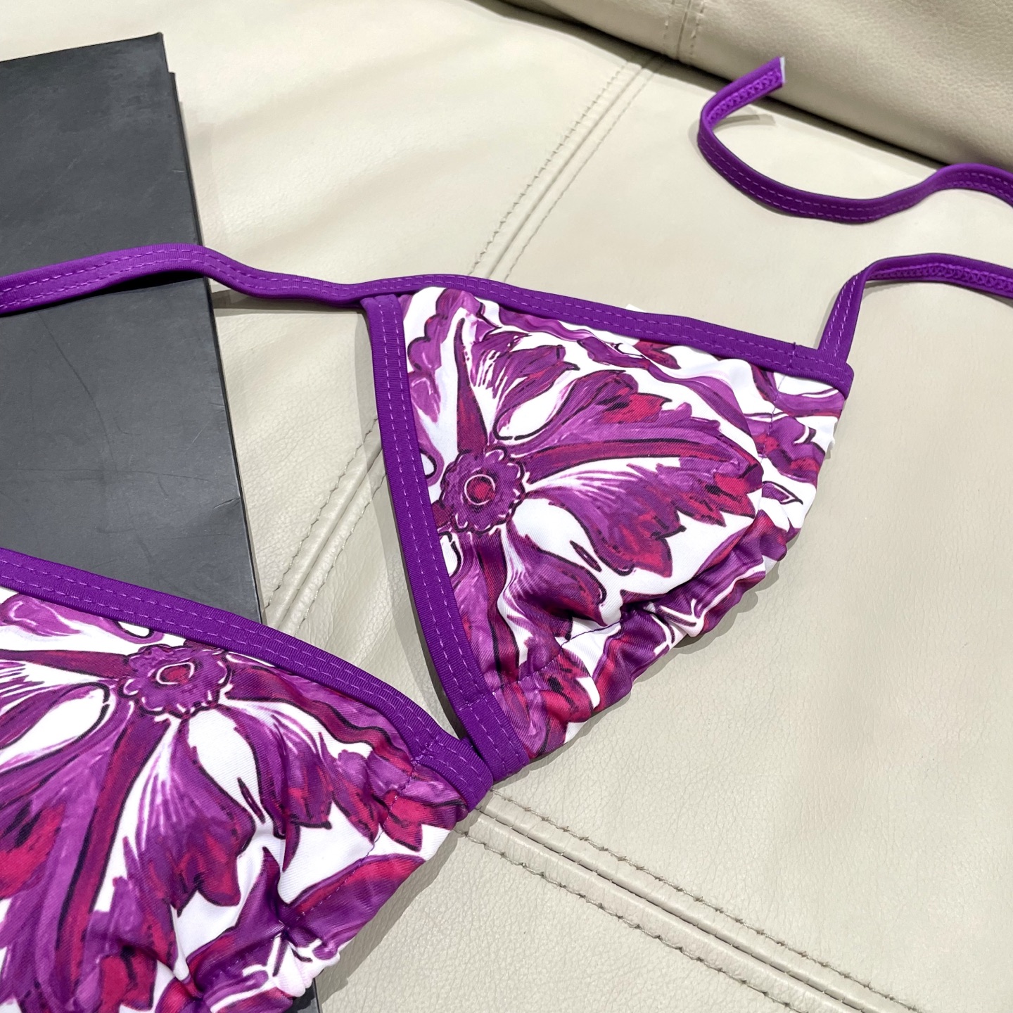 [TOP] Dolce & Gabbana DG Bikini Swimsuit - Purple