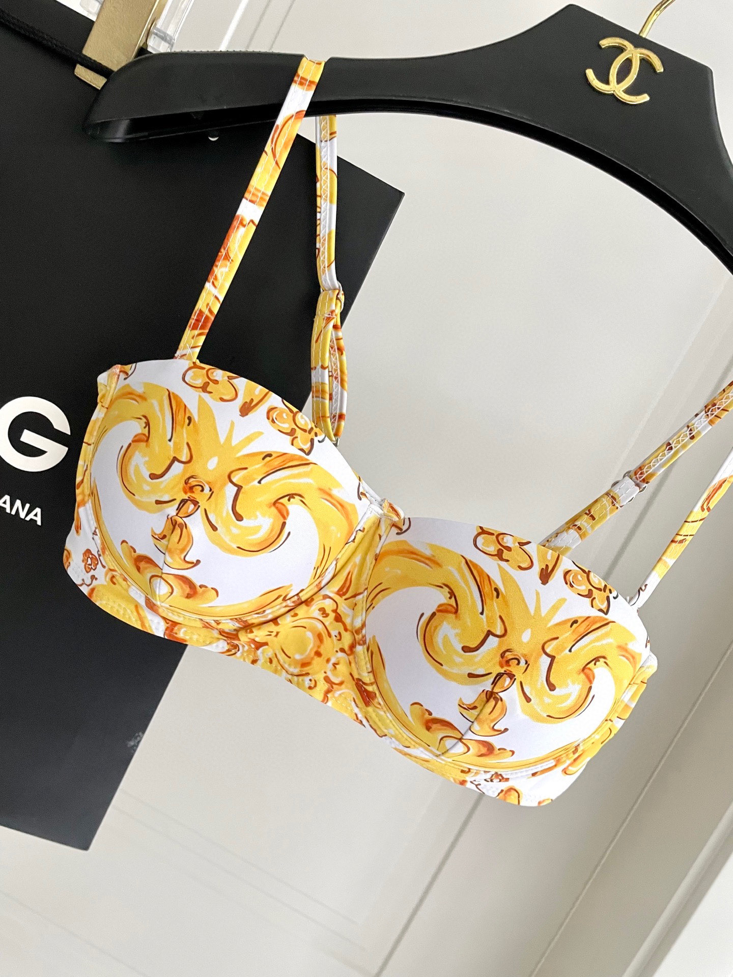 [TOP] Dolce & Gabbana DG Bikini Swimsuit - Yellow